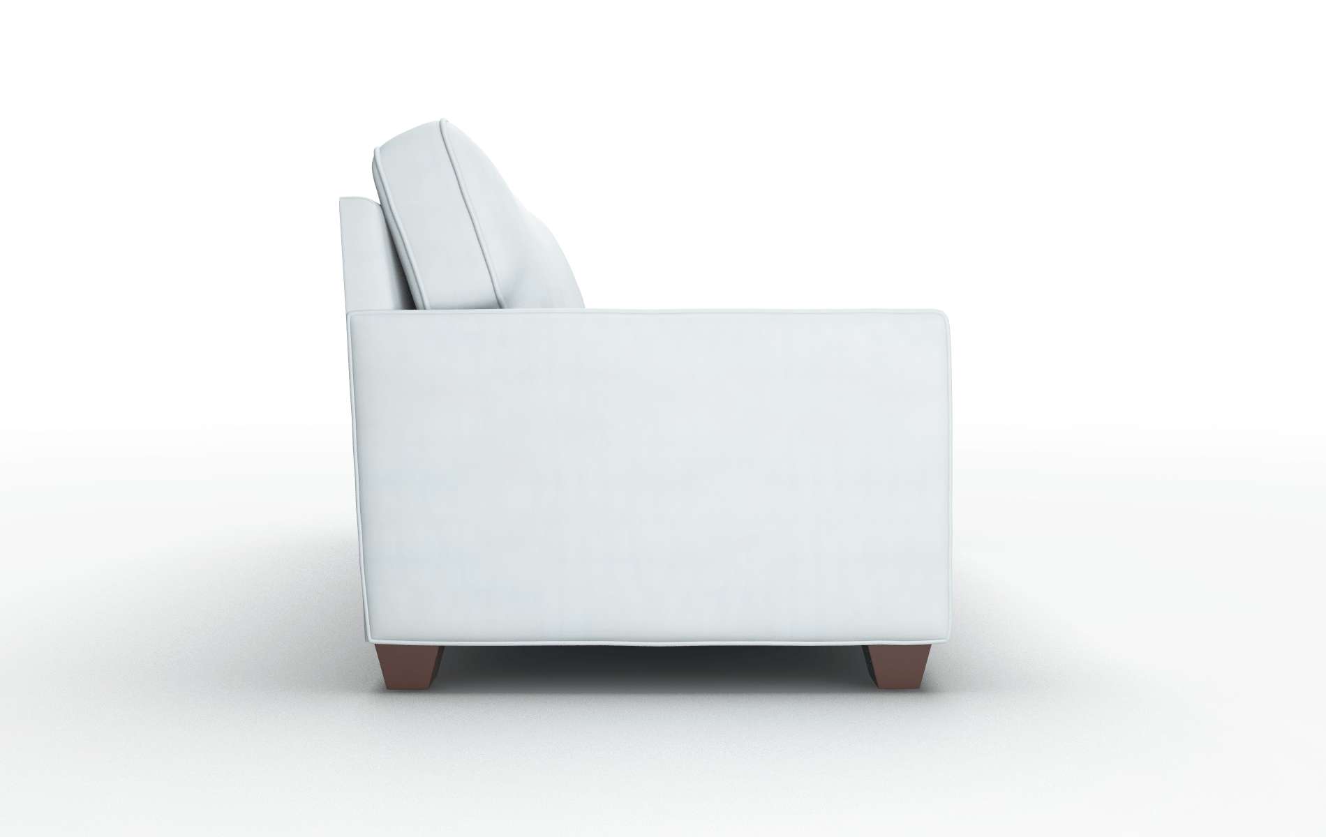 Chicago Hathaway Aqua Sofa espresso legs 3