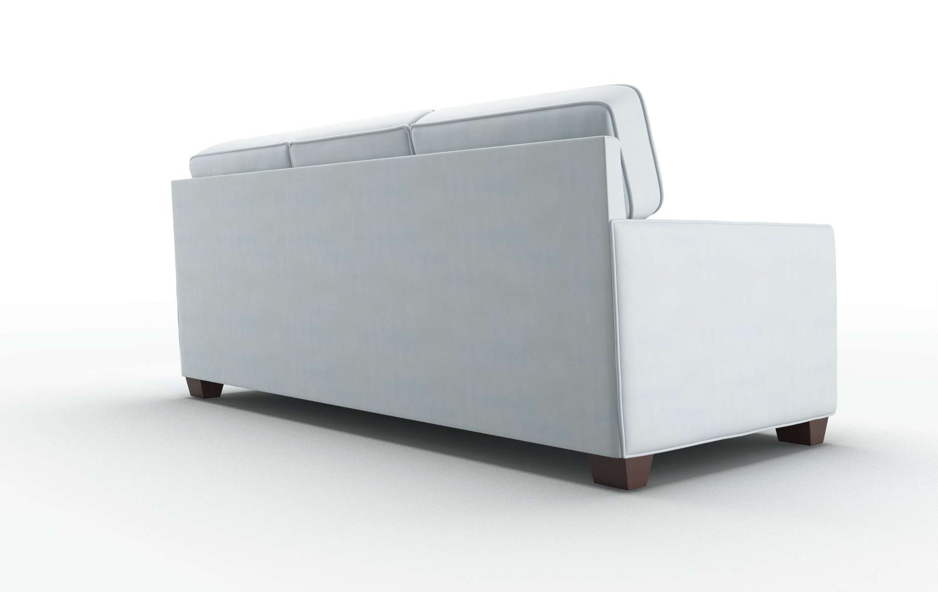Chicago Hathaway Aqua Sofa espresso legs 5