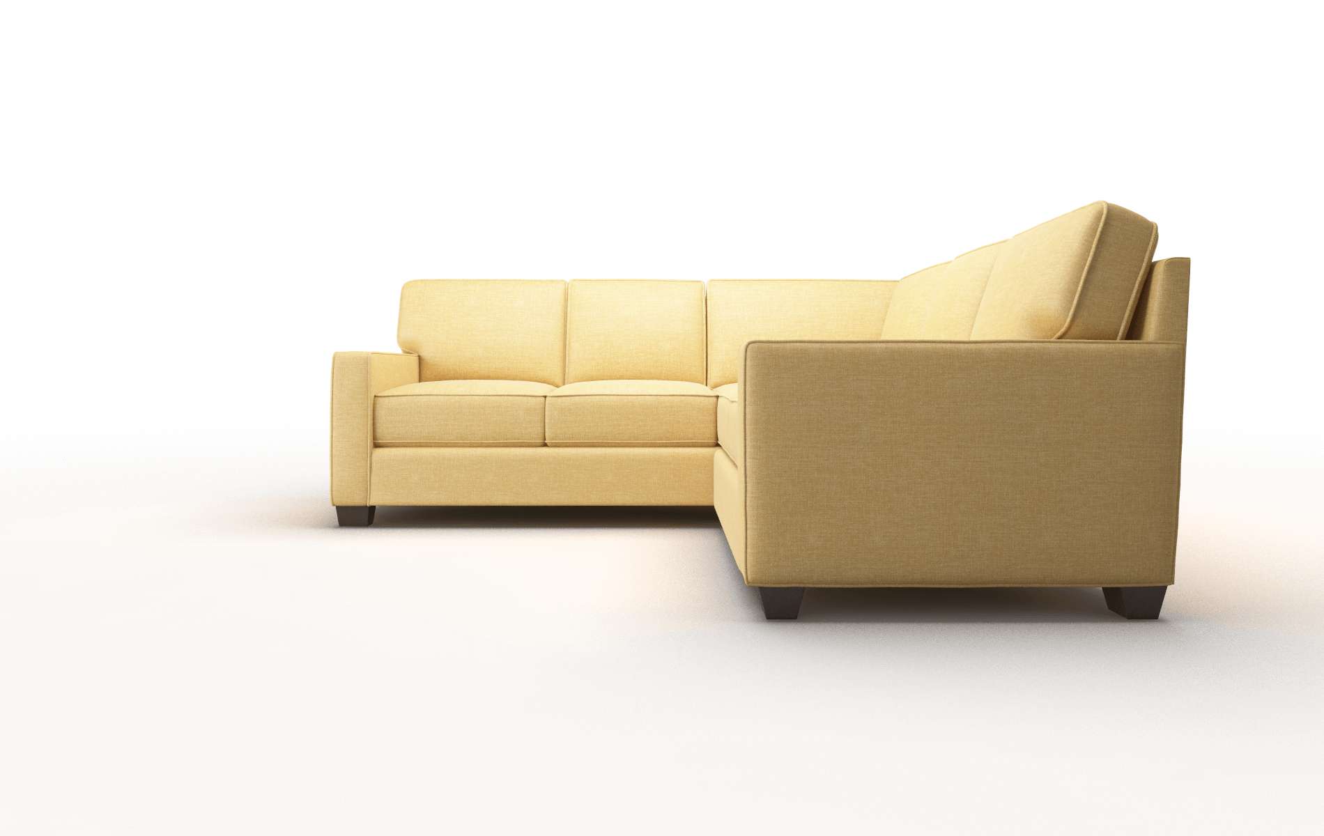 Chicago Insight Citronella Sectional espresso legs 5