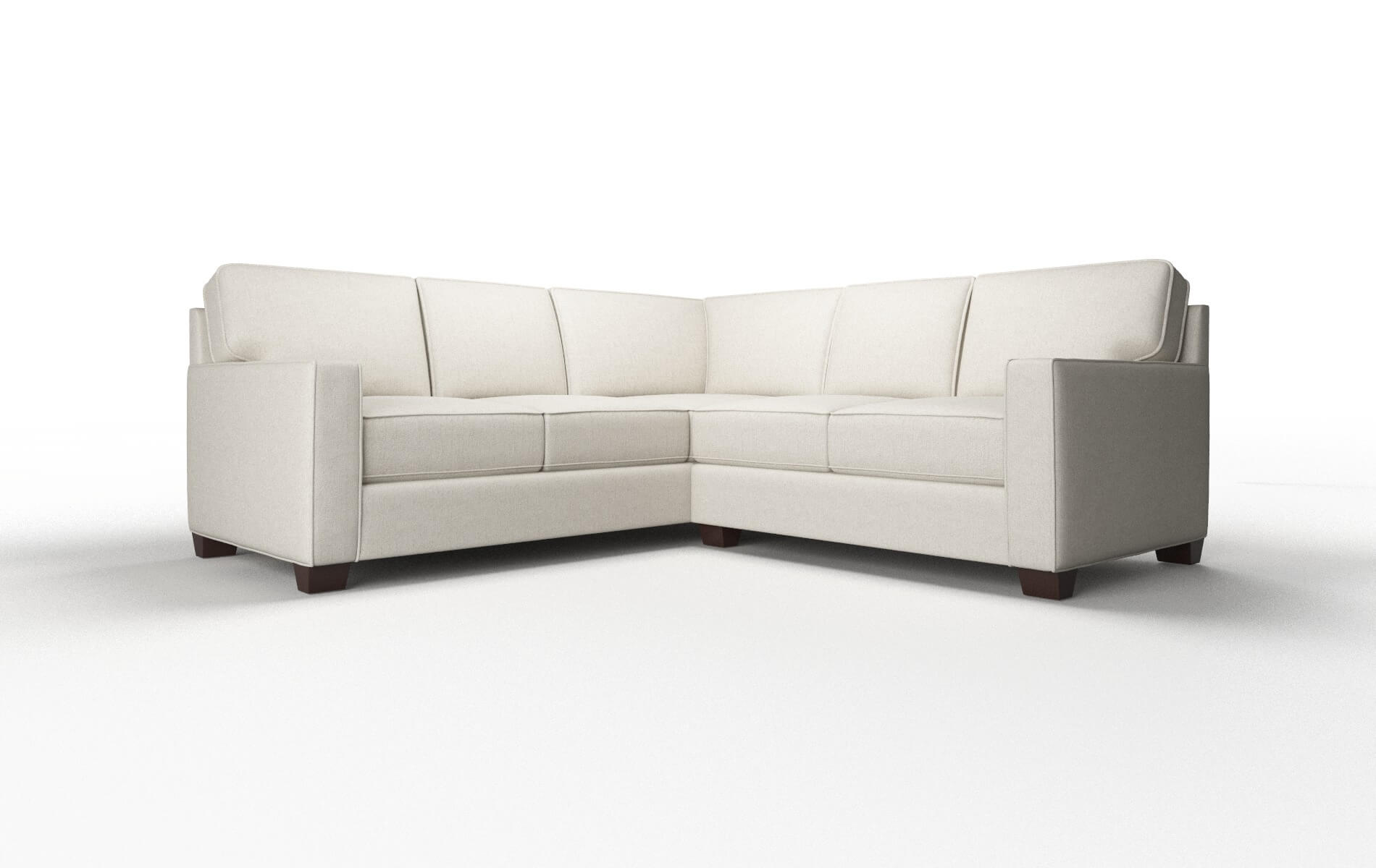 Chicago Insight Dove Sectional espresso legs 1