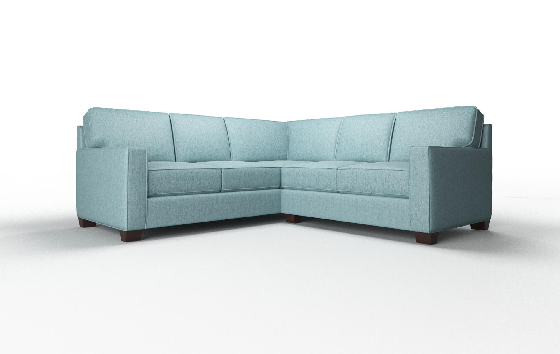 Chicago Insight Peacock Sectional espresso legs 1