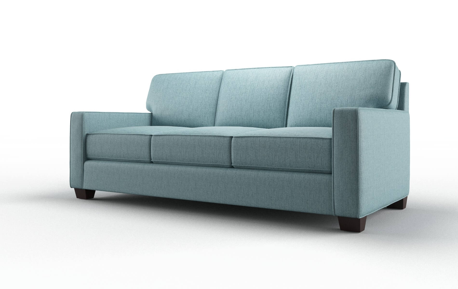 Chicago Insight Peacock Sofa espresso legs 4