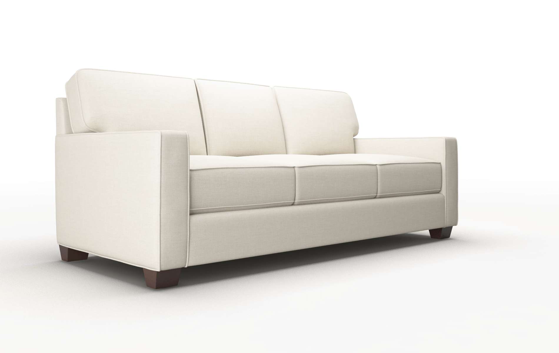 Chicago Keylargo Almond Sofa espresso legs 2