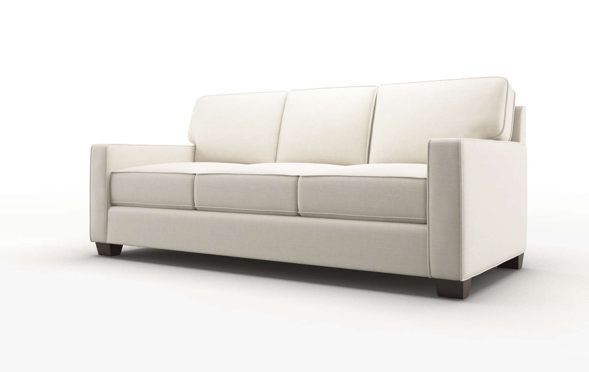 Chicago Keylargo Almond Sofa espresso legs 4