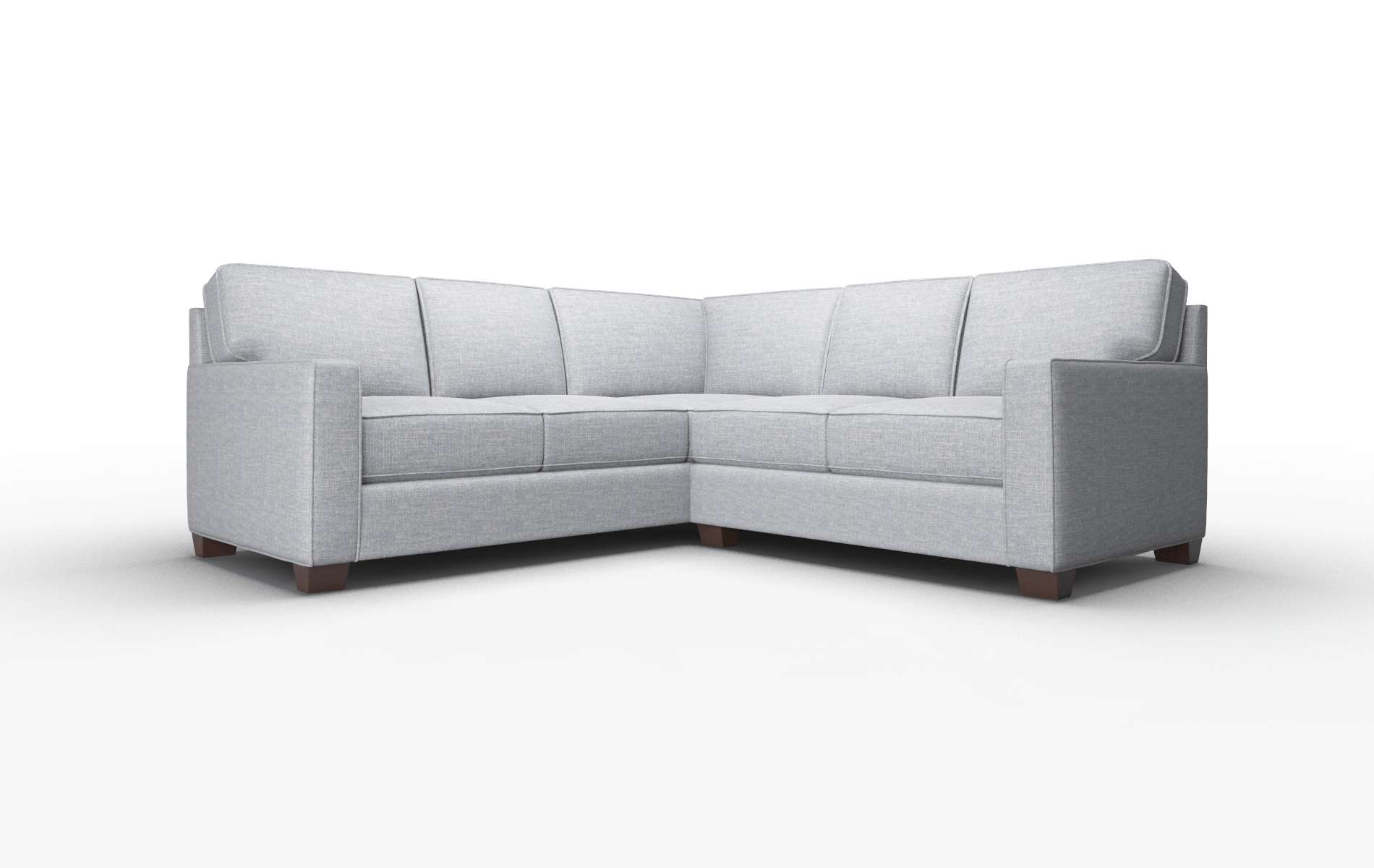 Chicago Keylargo Ash Sectional espresso legs 1