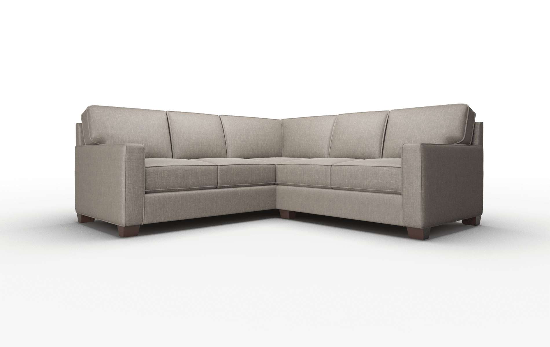 Chicago Keylargo bark Sectional Espresso Legs  1