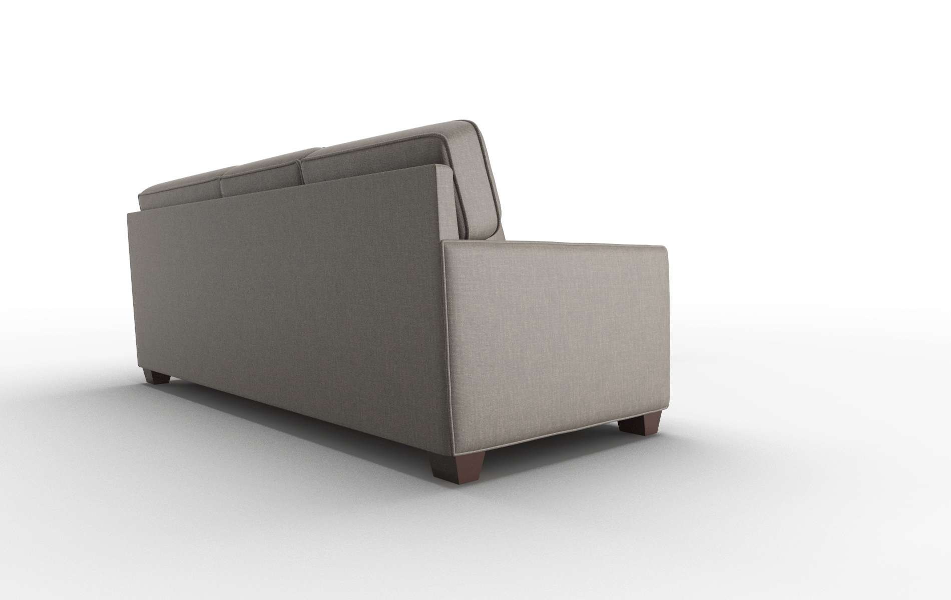 Chicago Keylargo Bark Sectional espresso legs 3