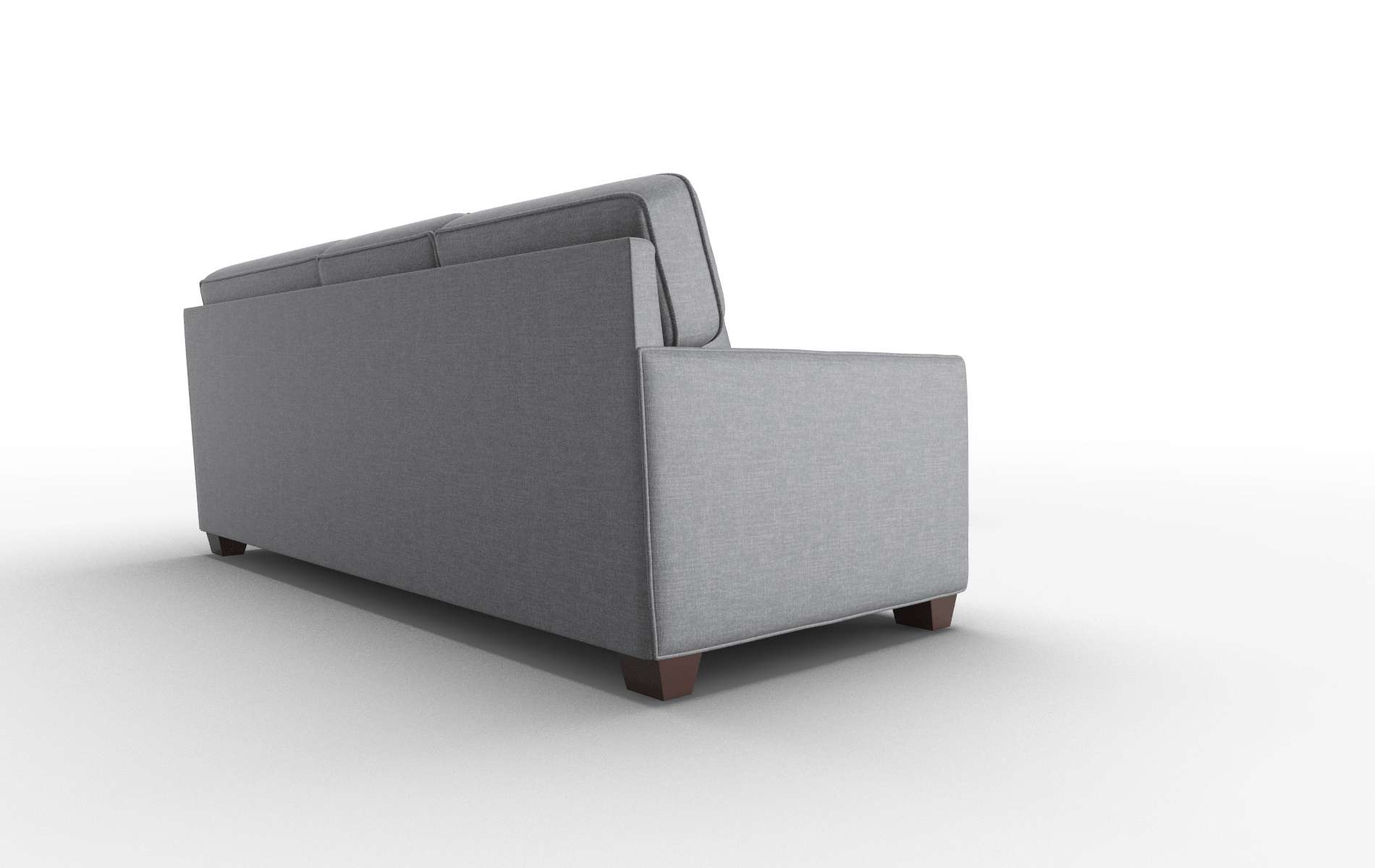 Chicago Keylargo Graphite Sectional espresso legs 3