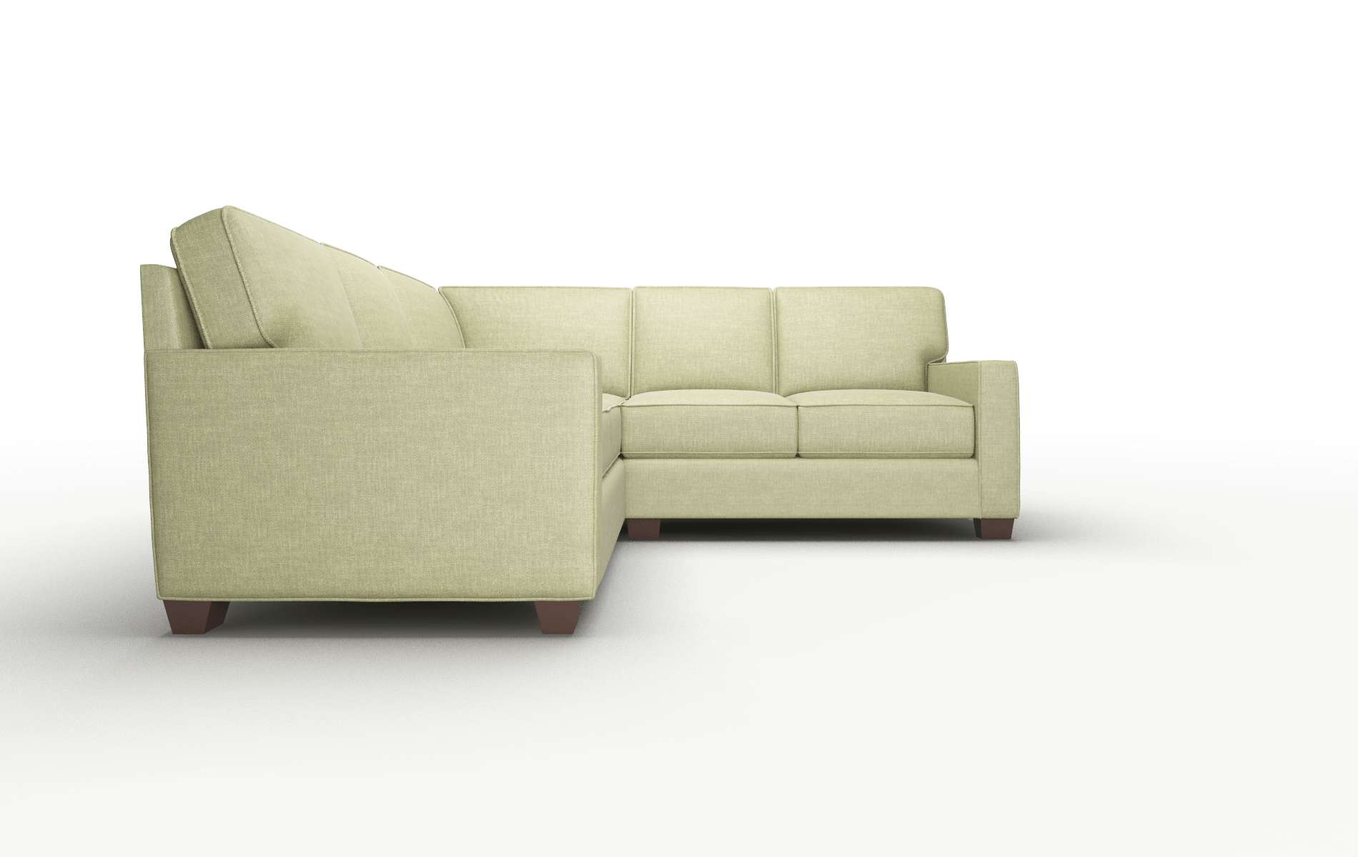 Chicago Keylargo Grass Sectional espresso legs 2