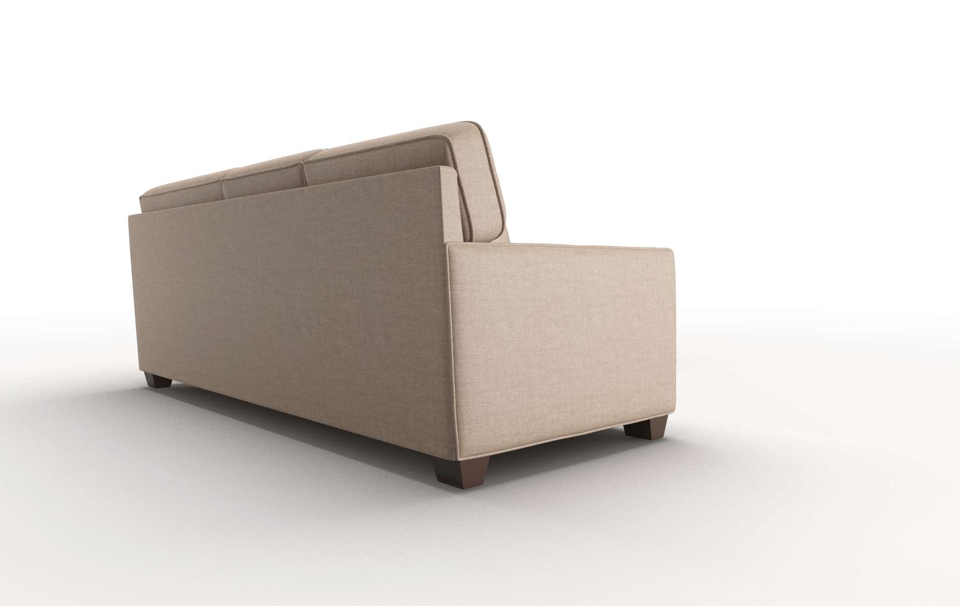 Chicago Keylargo Mink Sectional espresso legs 3