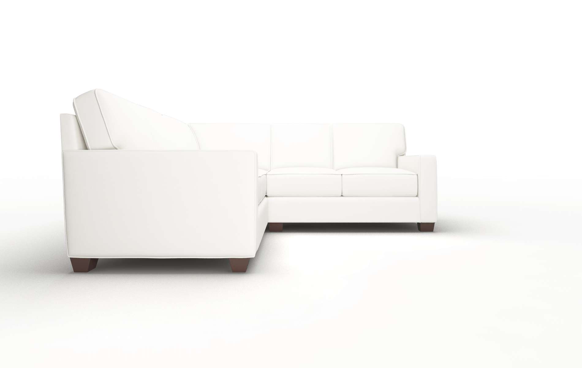 Chicago Keylargo Oatmeal Sectional espresso legs 2