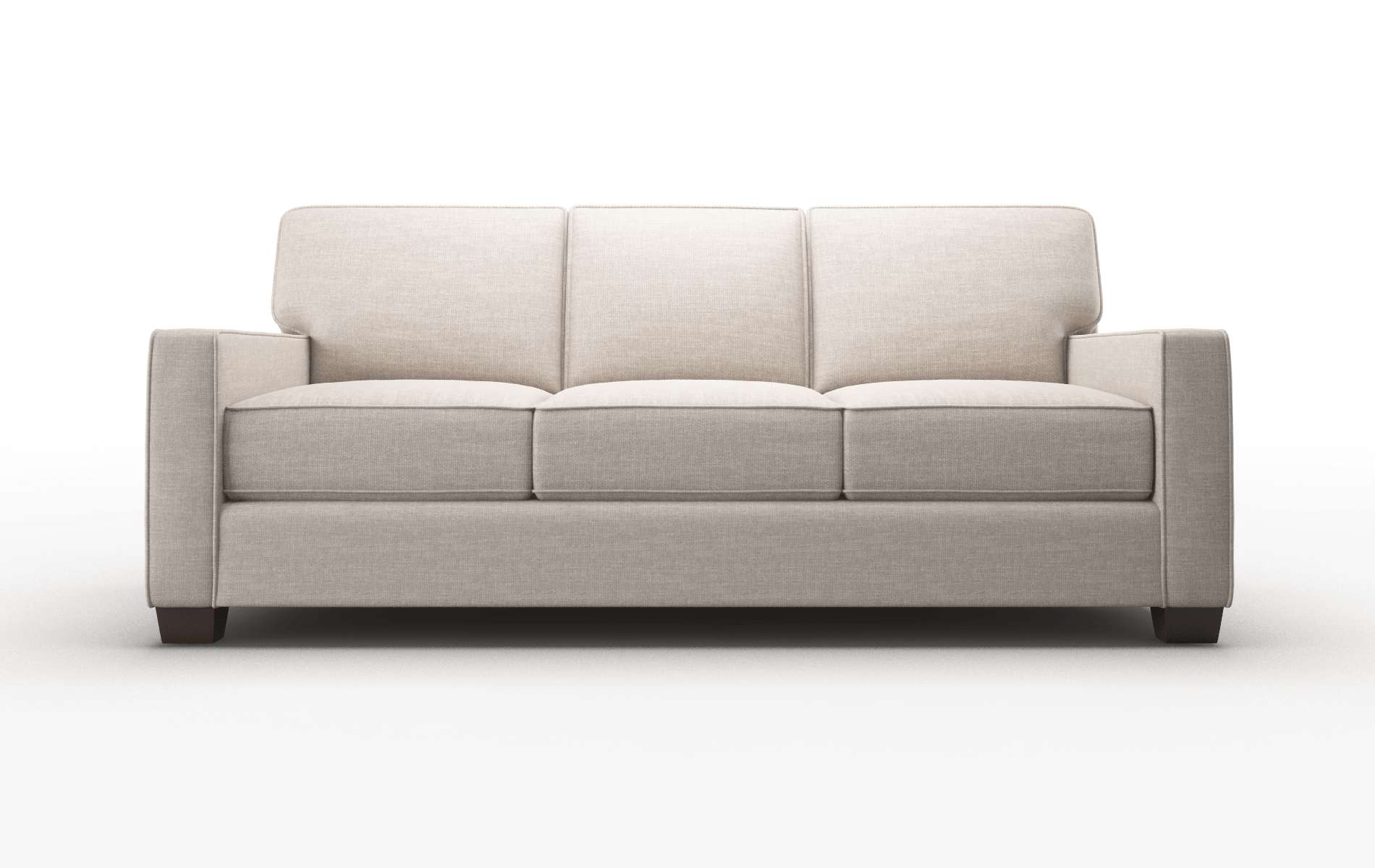 Chicago Keylargo Pumice Sofa espresso legs 1