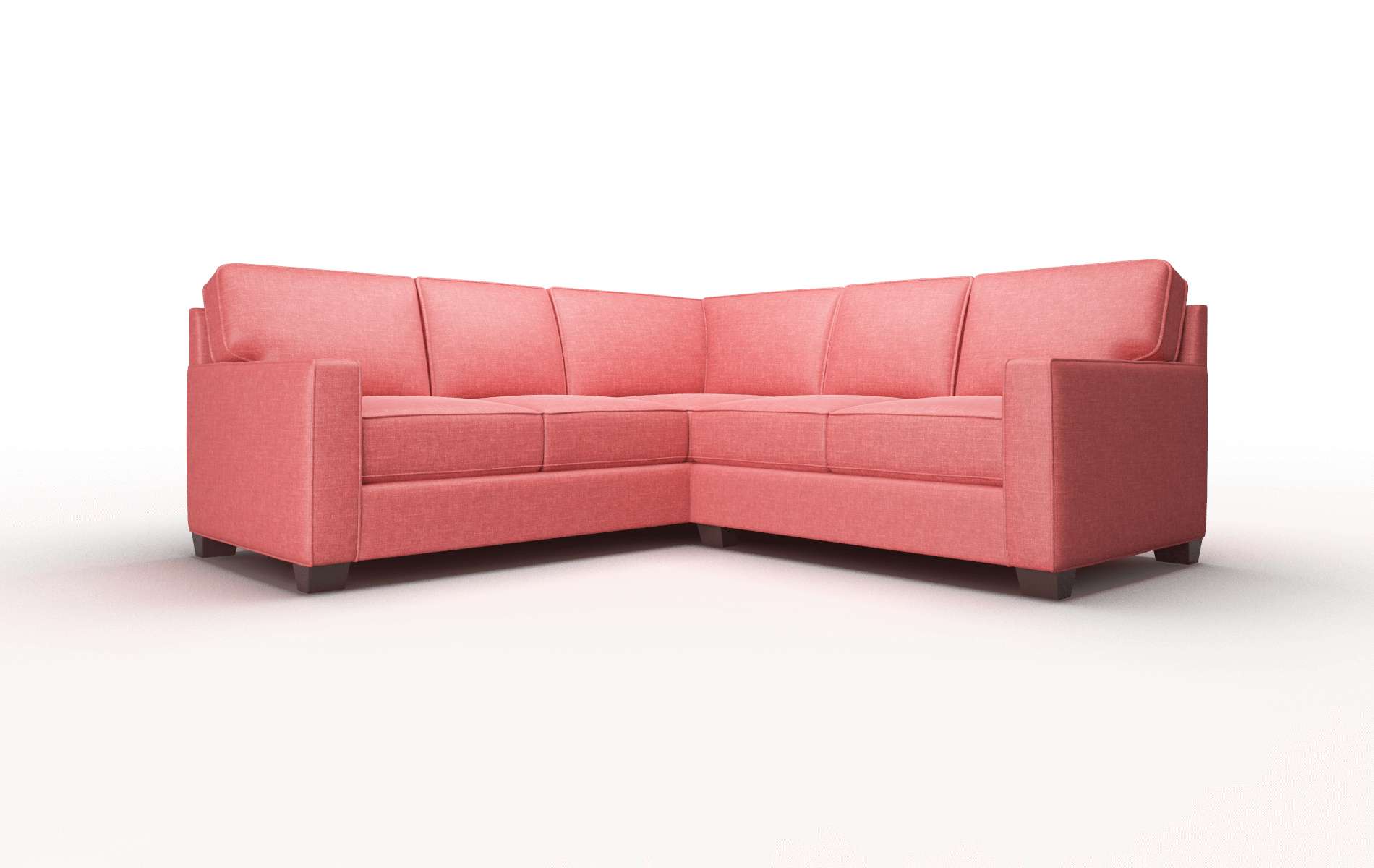 Chicago Keylargo Ruby Sectional espresso legs 1