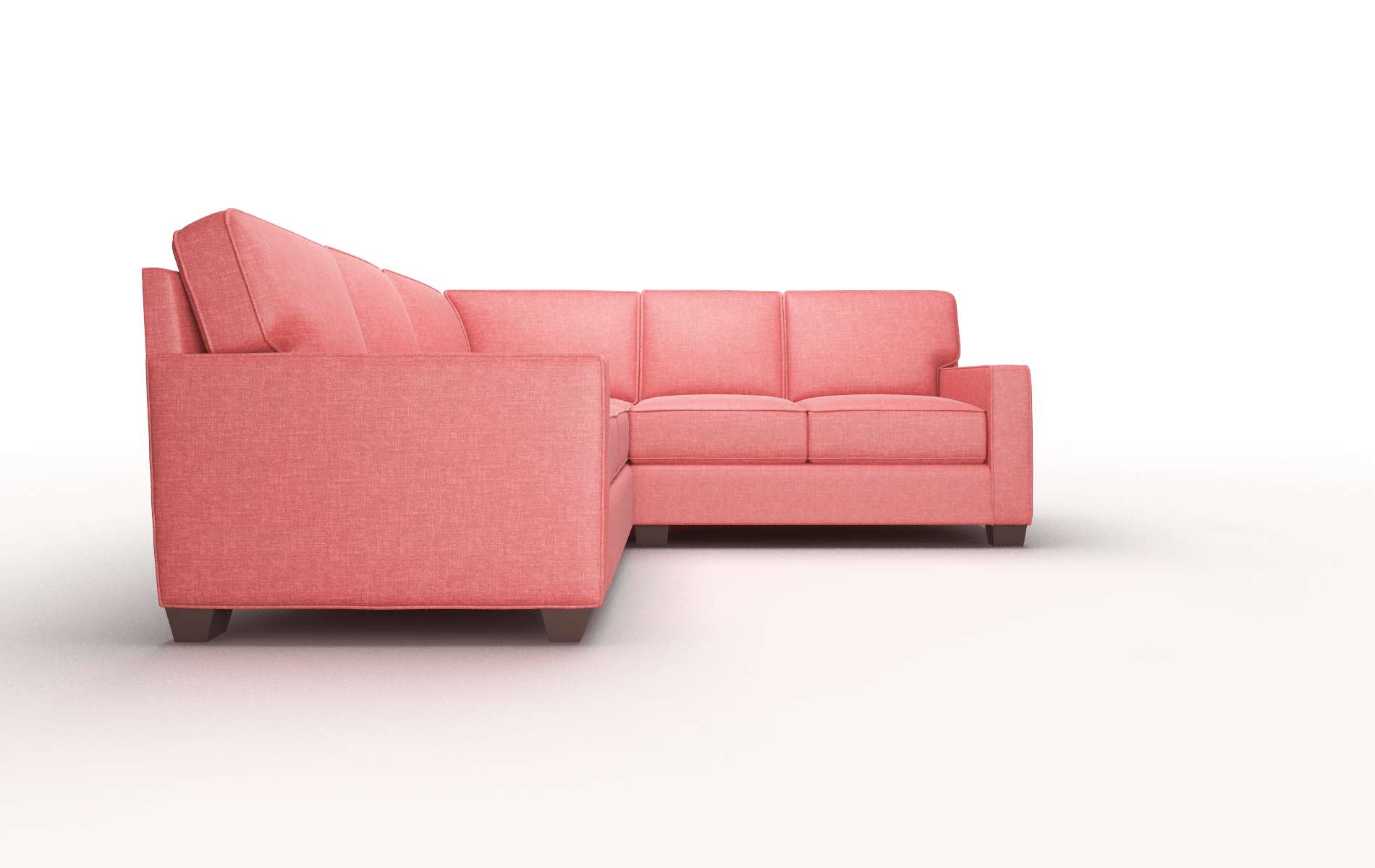 Chicago Keylargo Ruby Sectional espresso legs 2