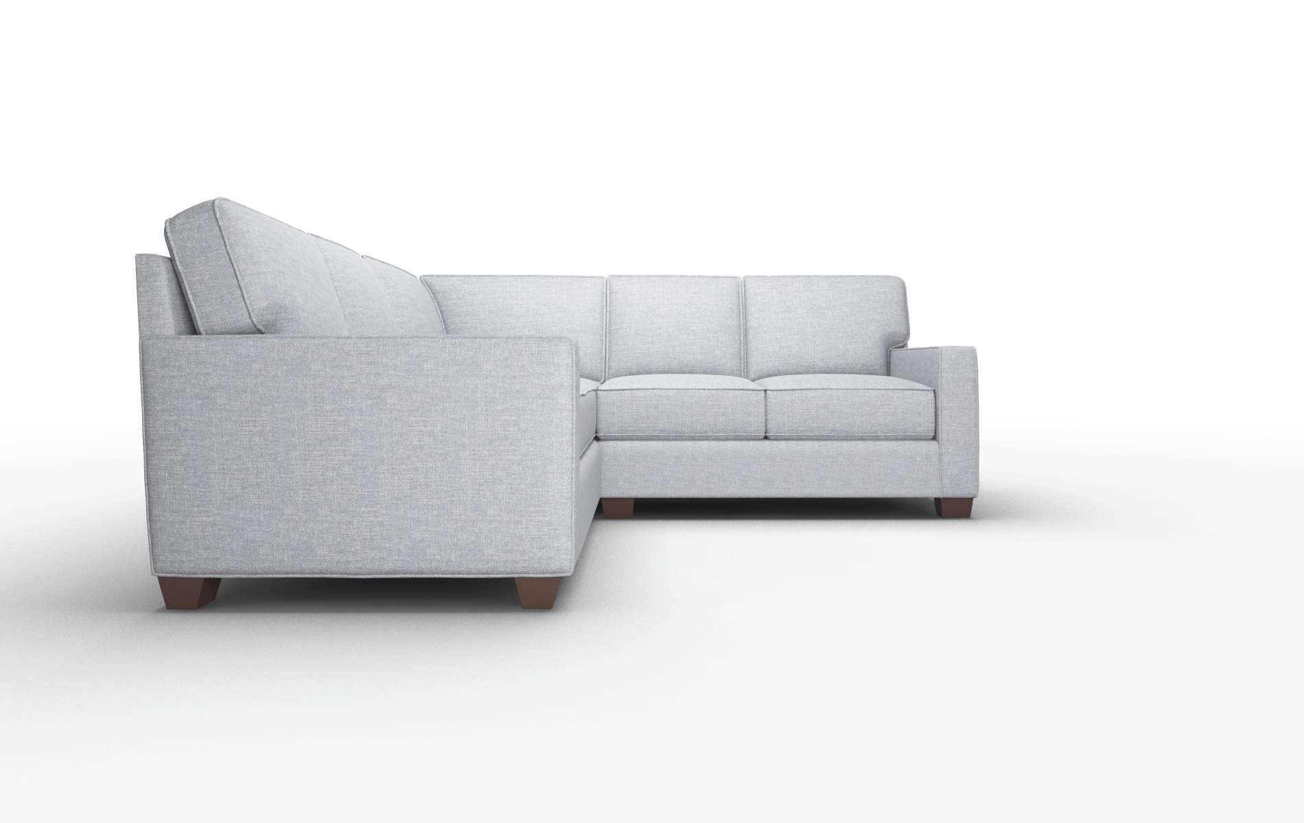 Chicago Lana Ash Sectional espresso legs 2