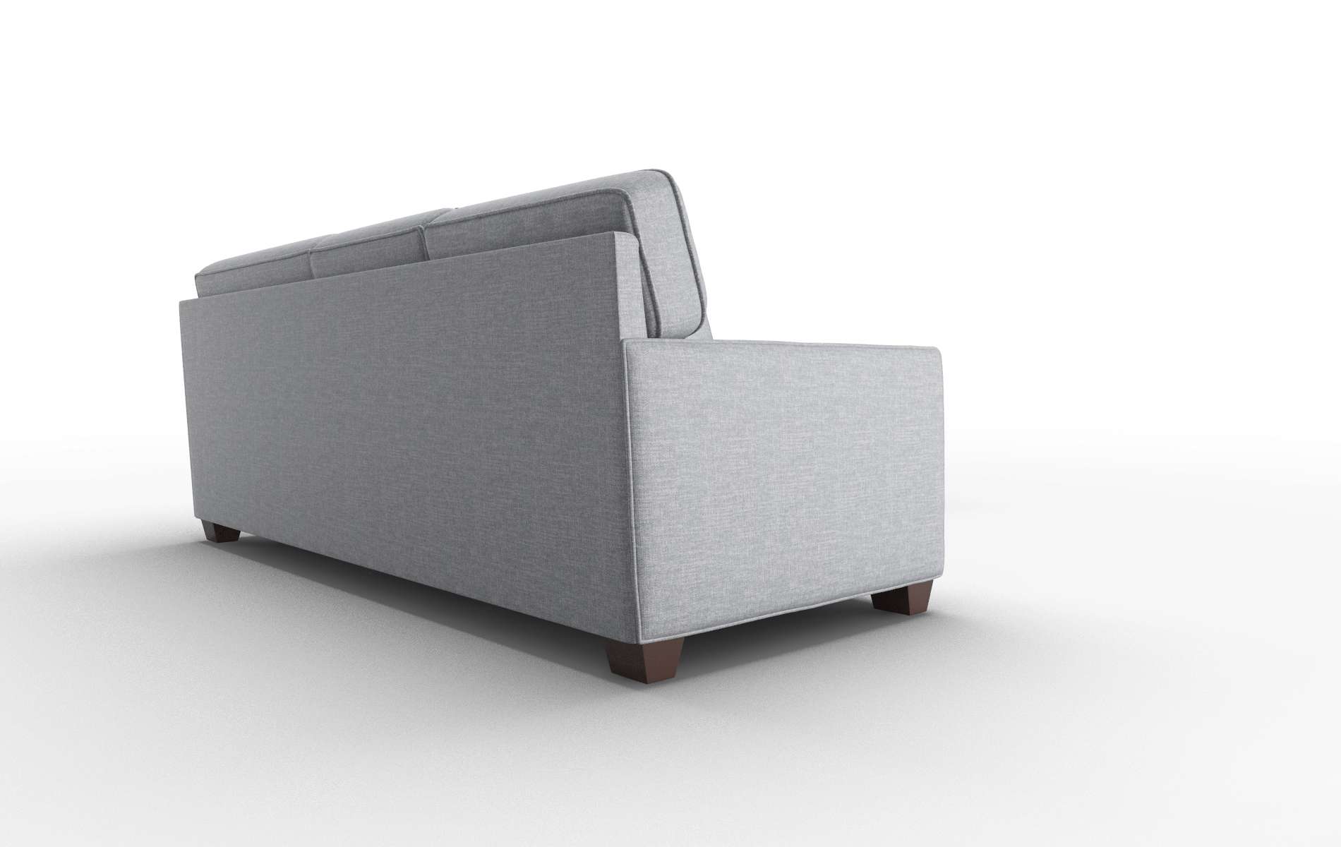 Chicago Lana Ash Sectional espresso legs 3