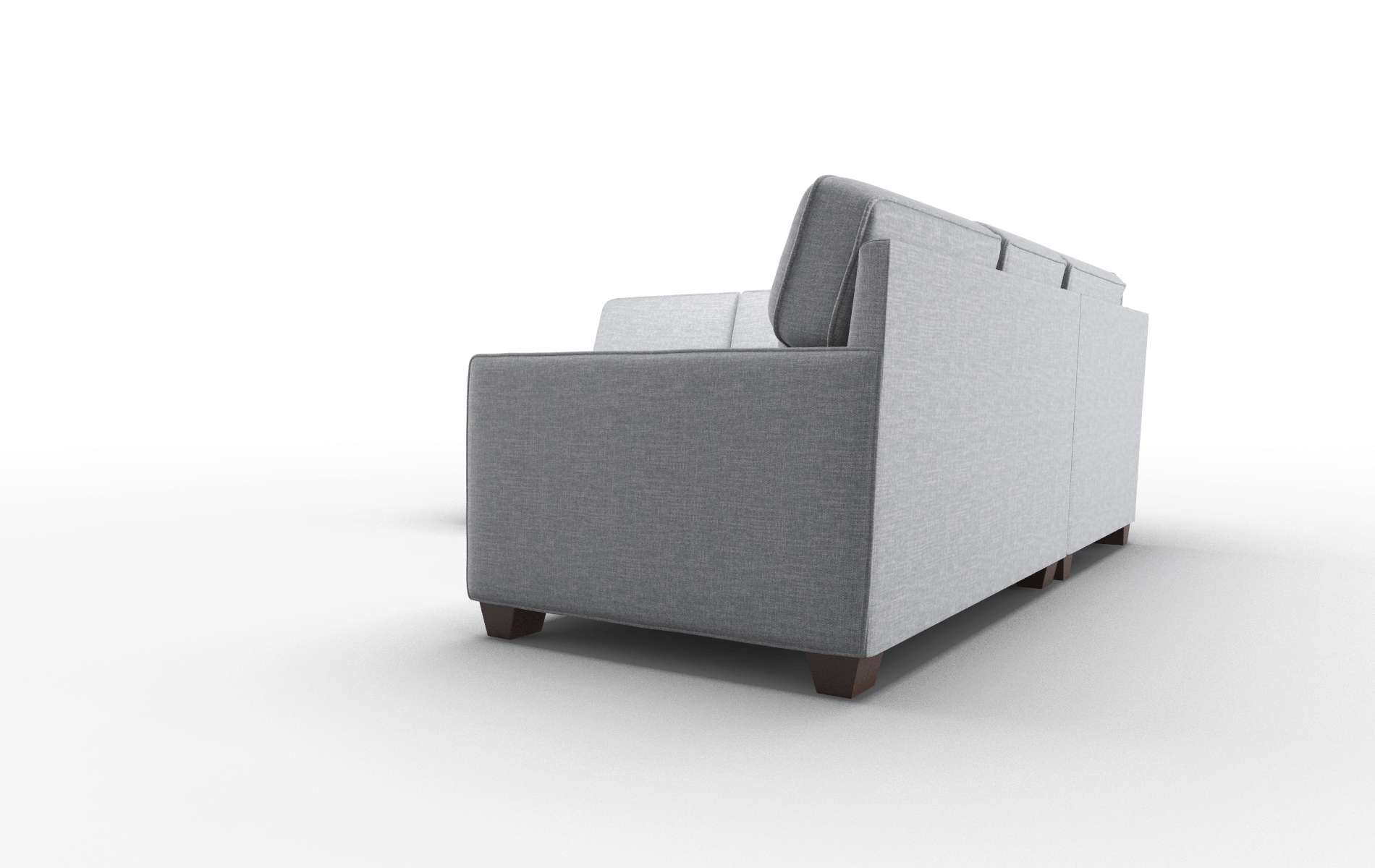 Chicago Lana Ash Sectional espresso legs 4