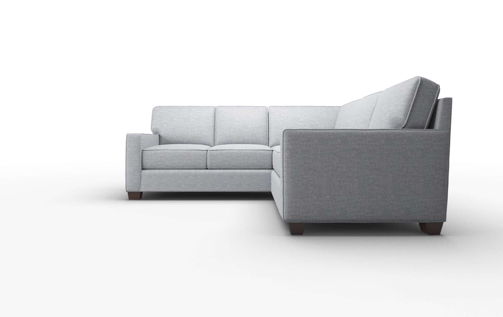 Chicago Lana Ash Sectional espresso legs 5