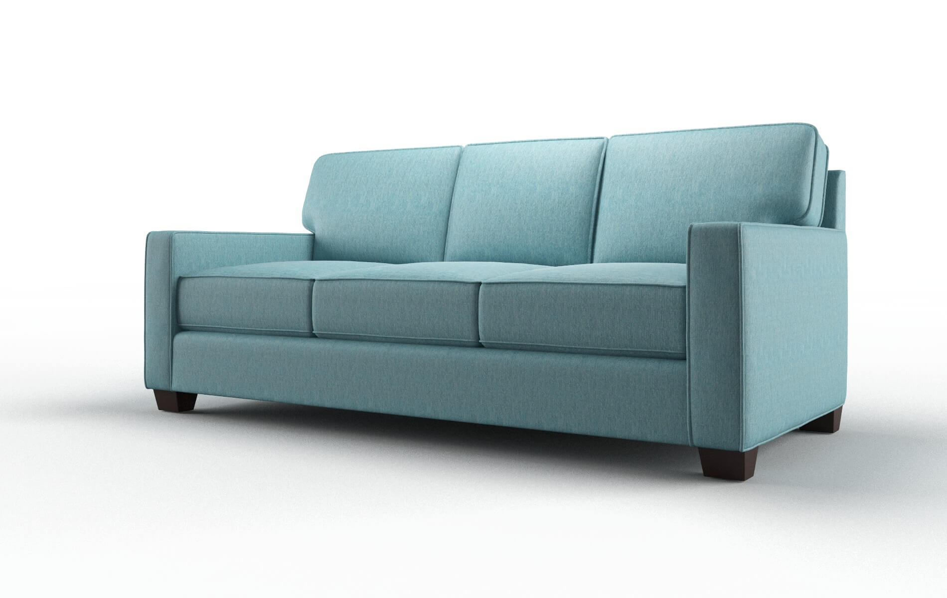 Chicago Lana Peacock Sofa espresso legs 4