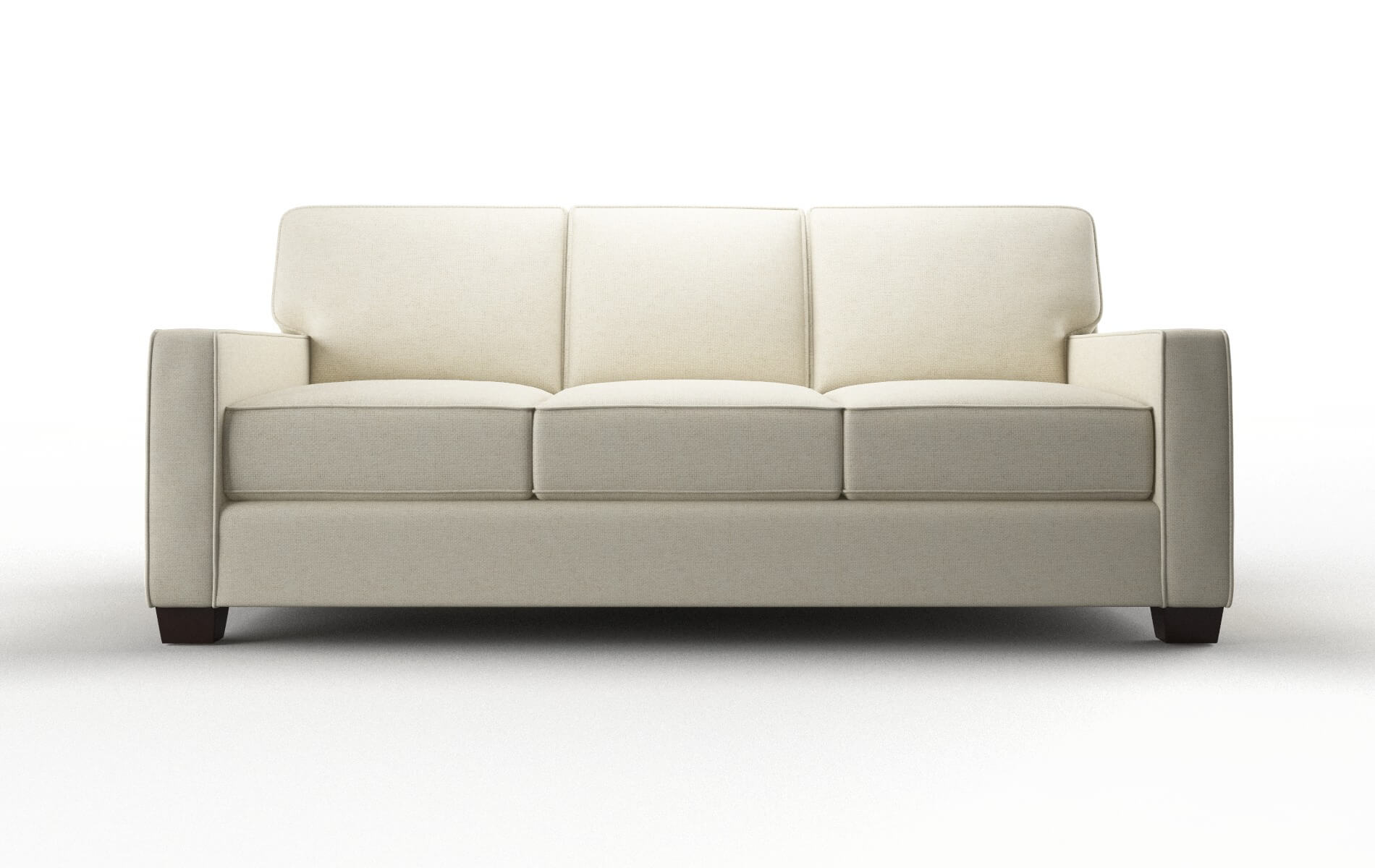 Chicago Lana Sand Sofa espresso legs 1