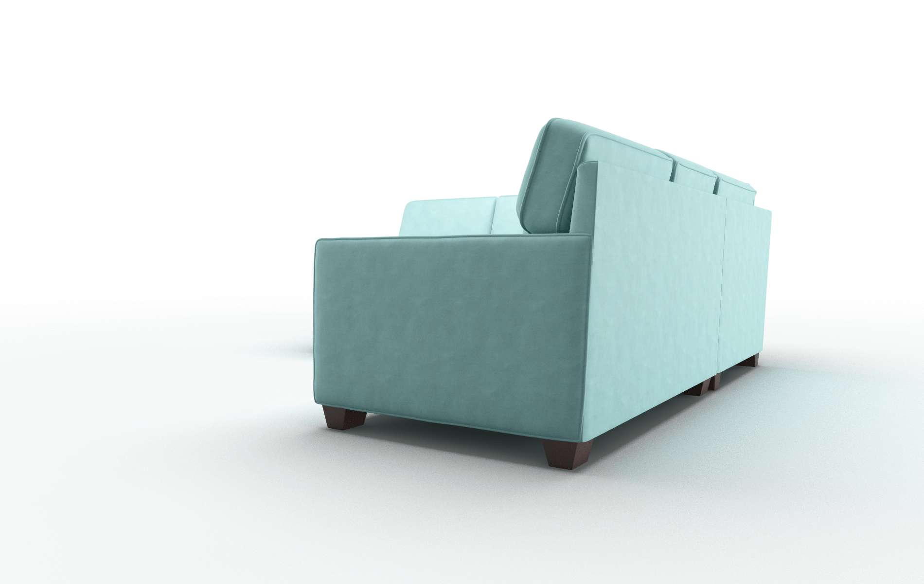 Chicago Leslie Caribbean Sectional espresso legs 4