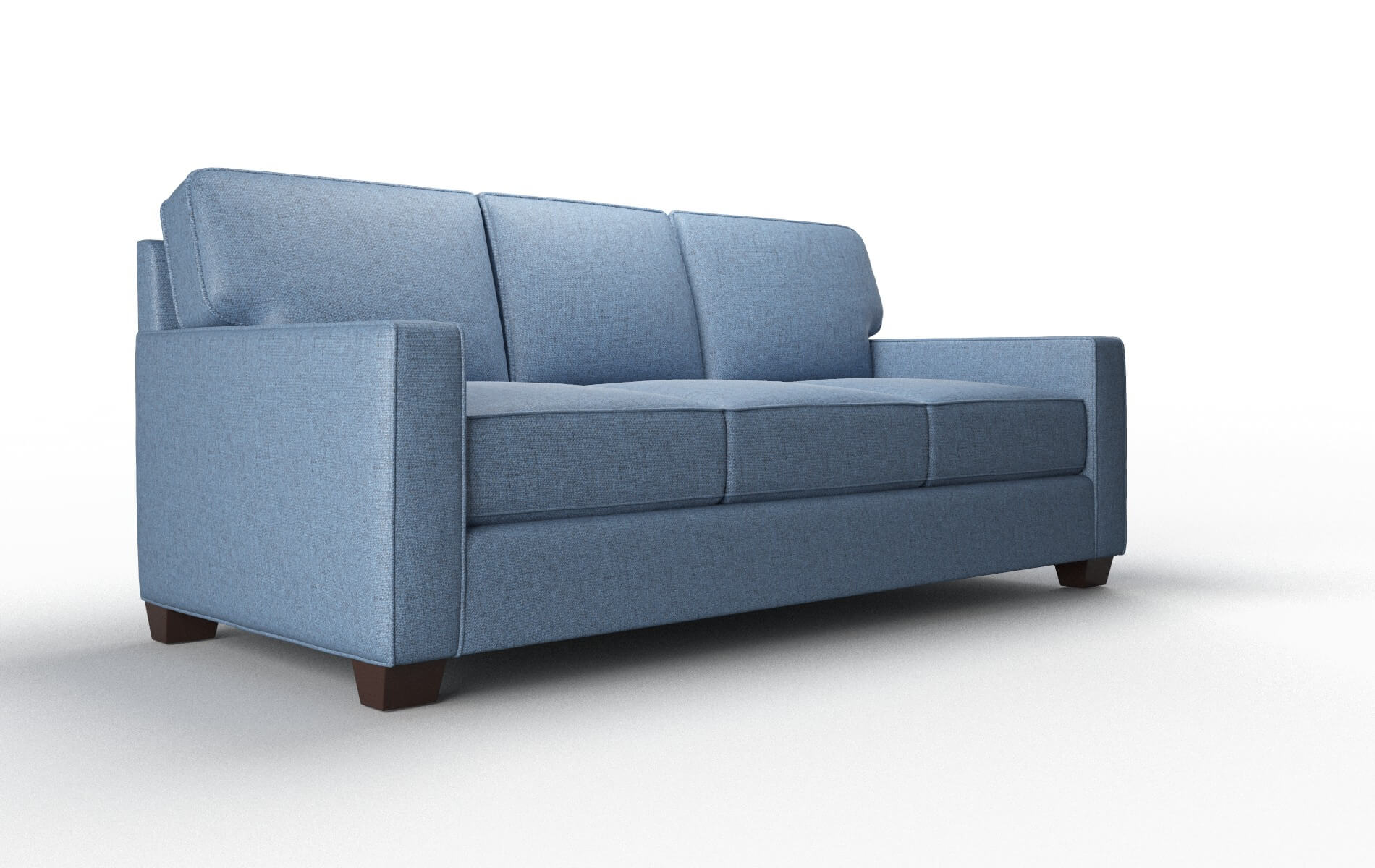 Chicago Leslie Indigo Sofa espresso legs 2
