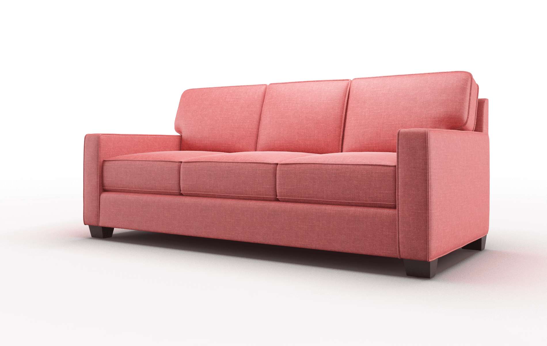 Chicago Leslie Poppy Sofa espresso legs 4