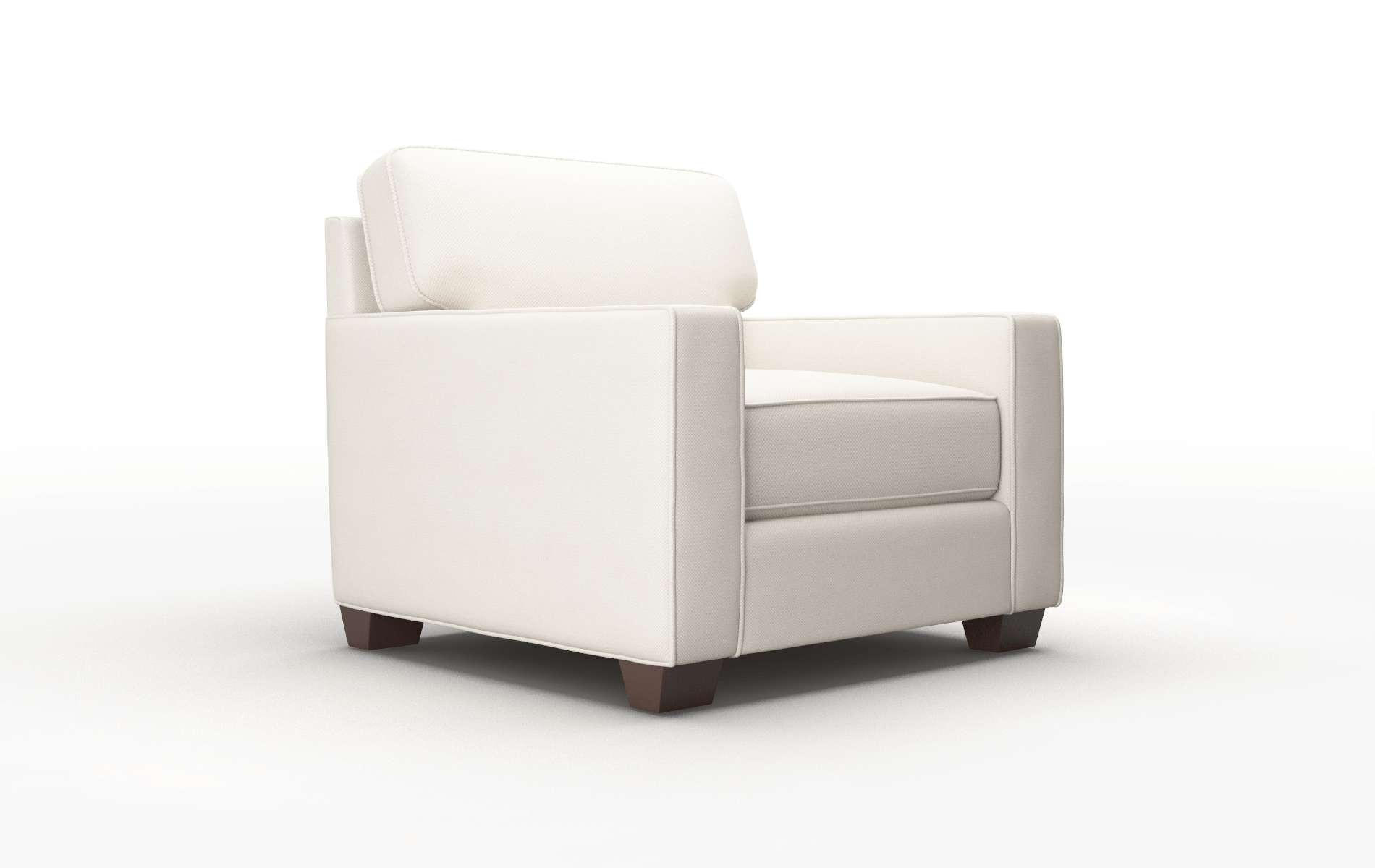 Chicago Malibu Linen Chair espresso legs 2