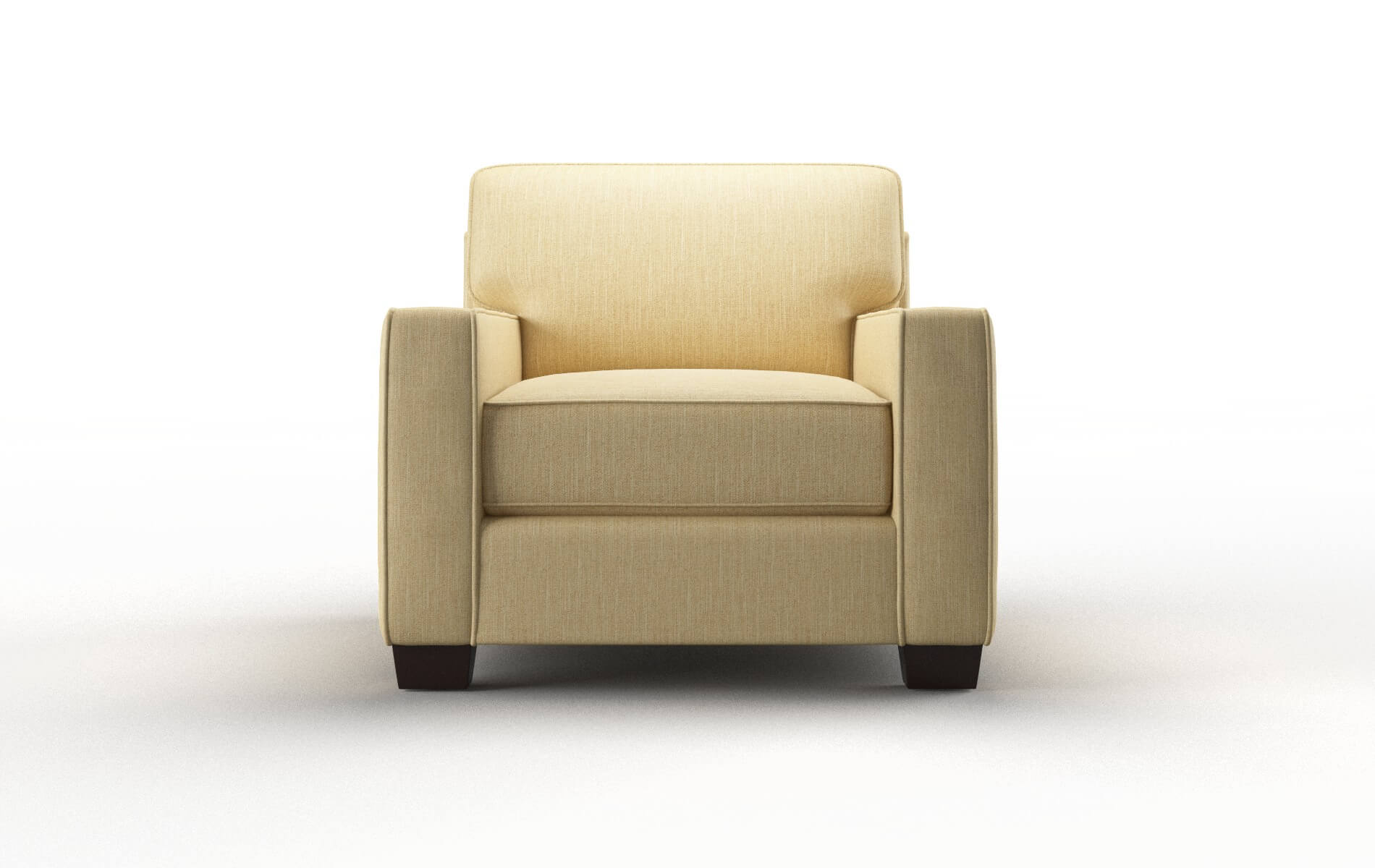 Chicago Malibu Maize Chair espresso legs 1