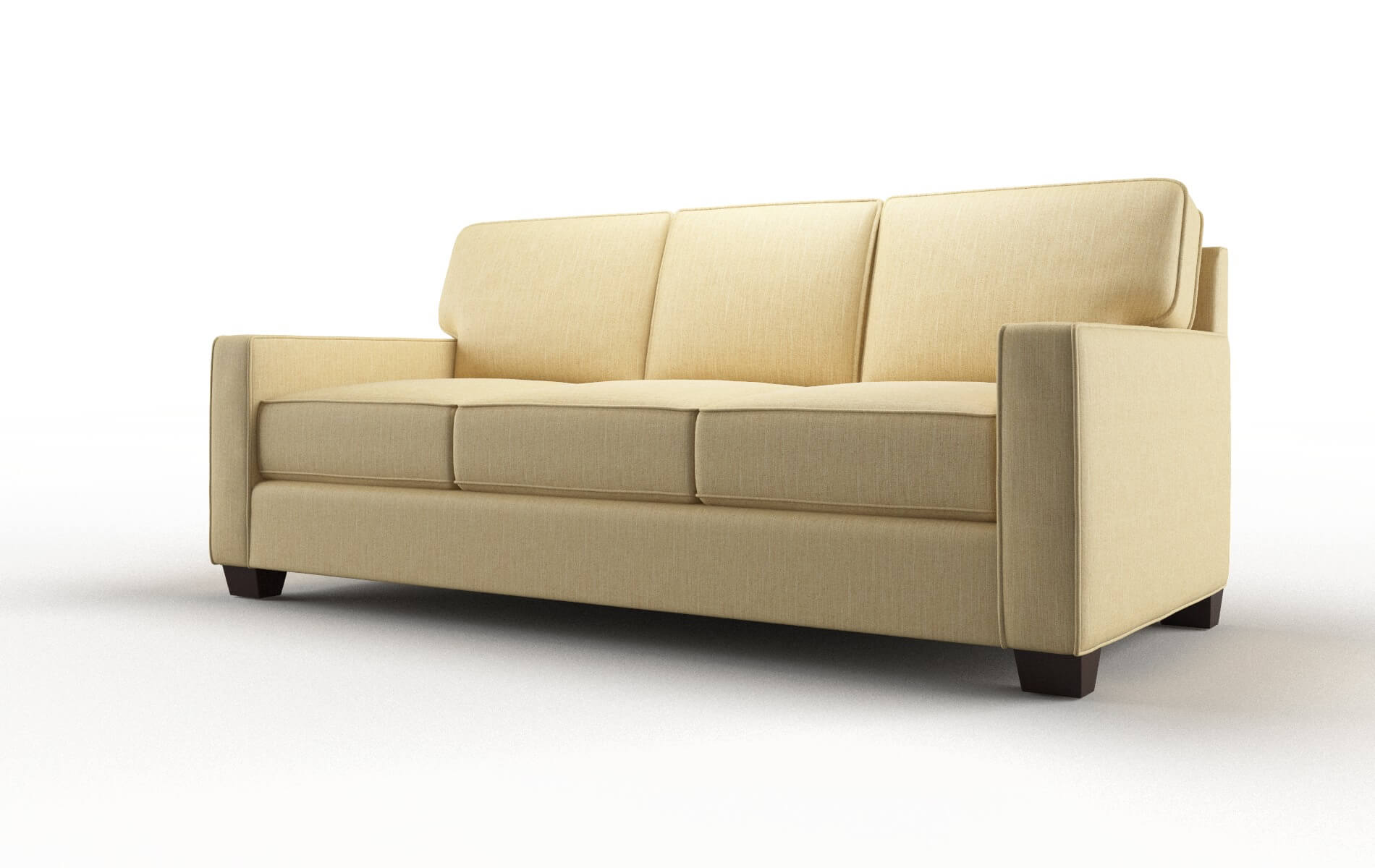 Chicago Malibu Maize Sofa espresso legs 4