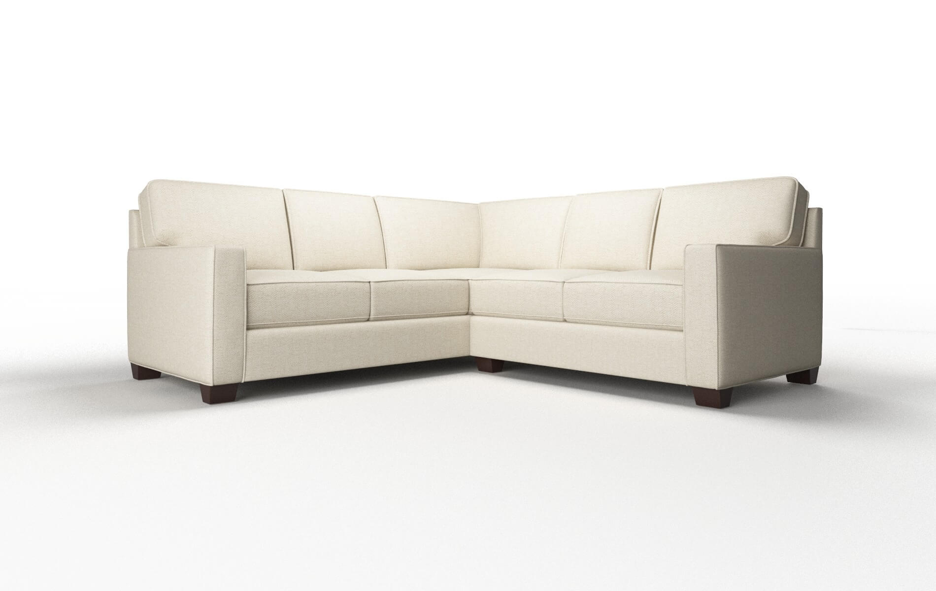 Chicago Malibu Sand Sectional espresso legs 1