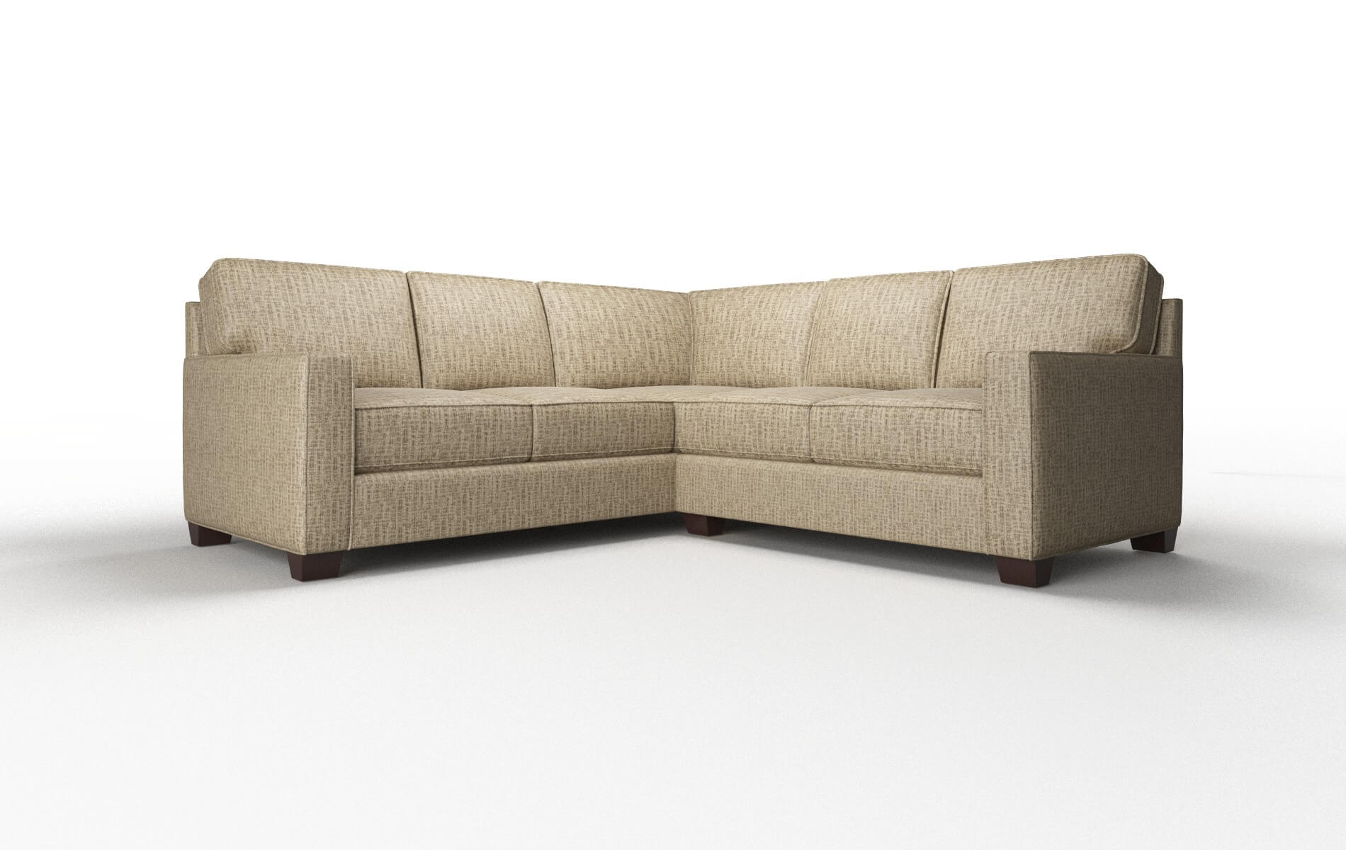 Chicago Marcy camel Sectional Espresso Legs  1