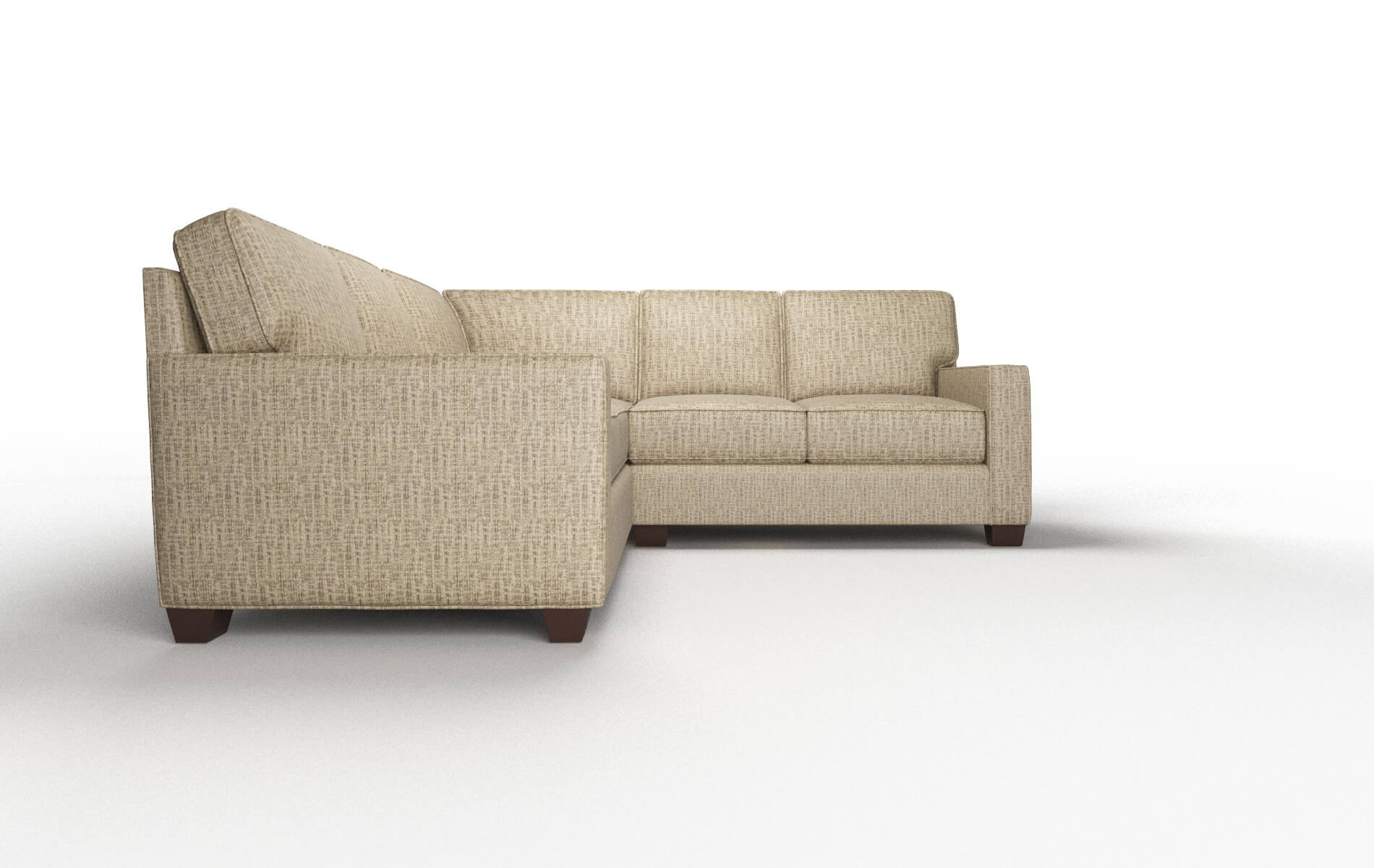 Chicago Marcy Camel Sectional espresso legs 2