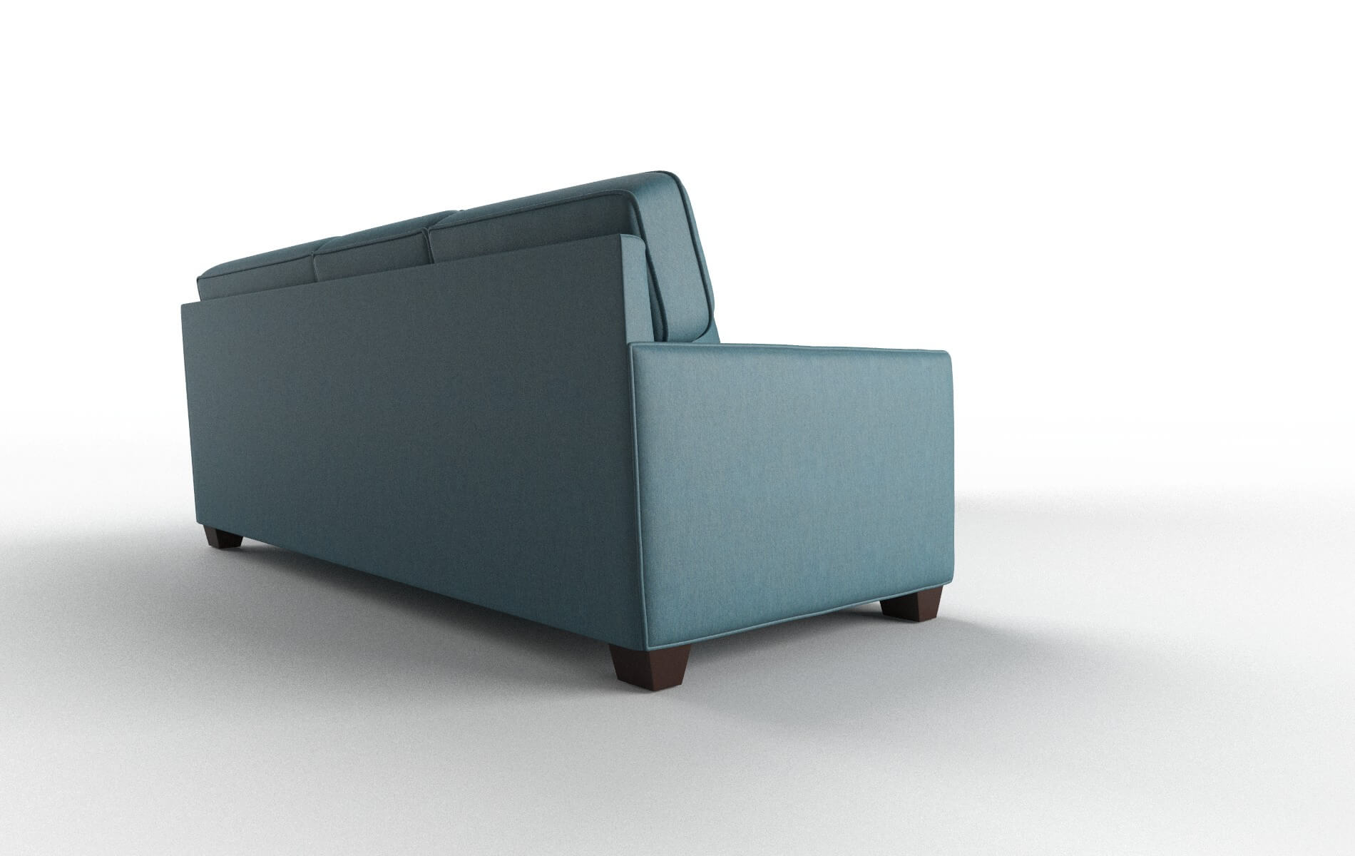 Chicago Merit Peacock Sectional espresso legs 3