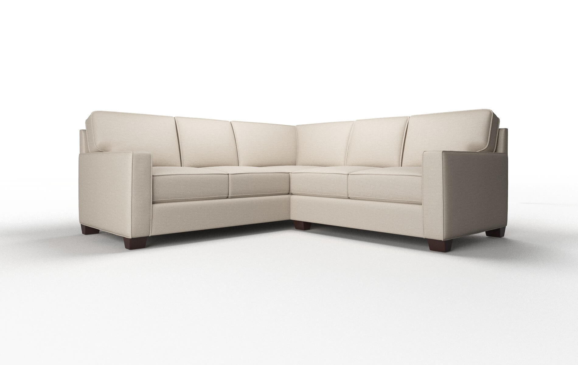 Chicago Naples almond Sectional Espresso Legs  1