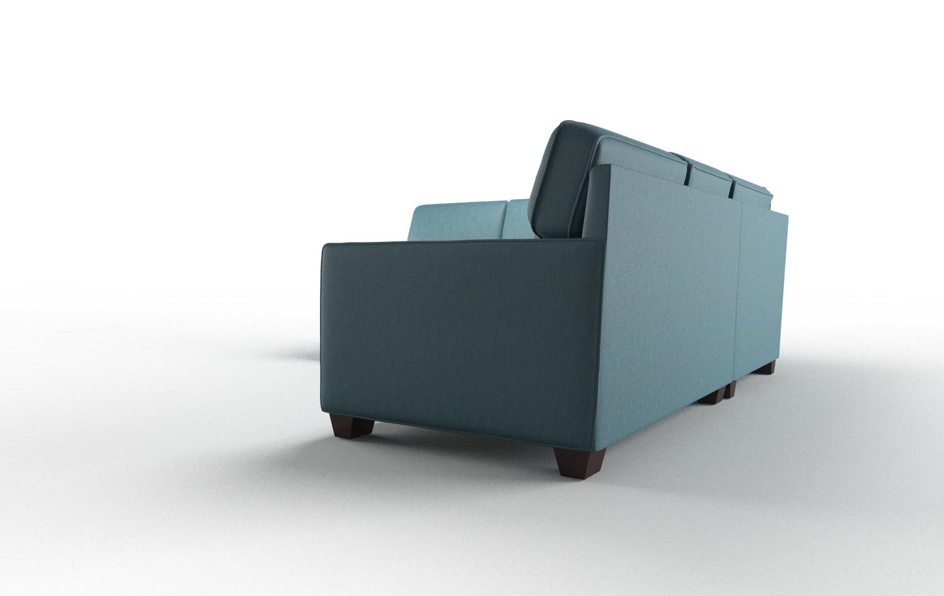 Chicago Naples Slate Sectional espresso legs 4
