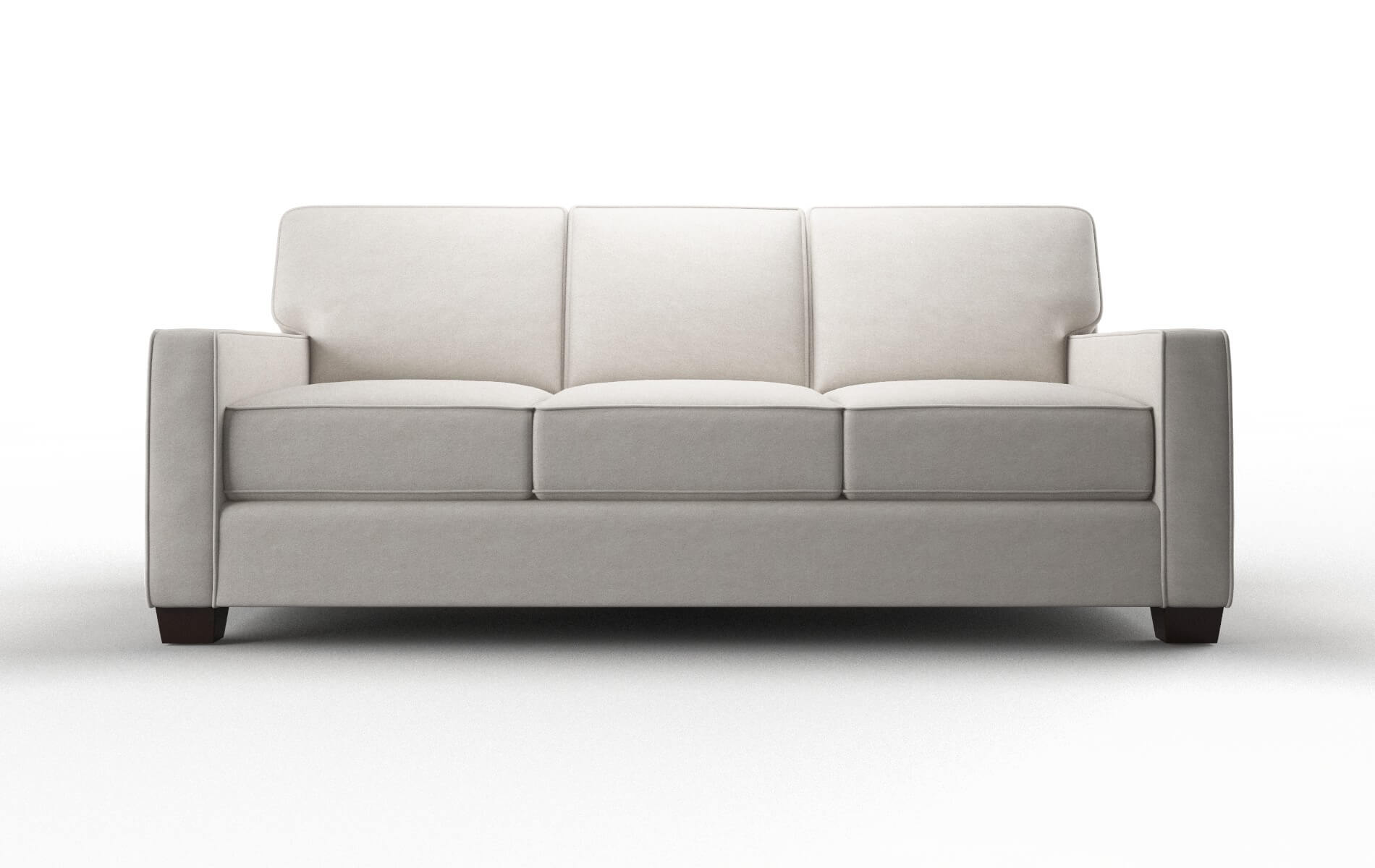Chicago Noble Grey Sofa espresso legs 1