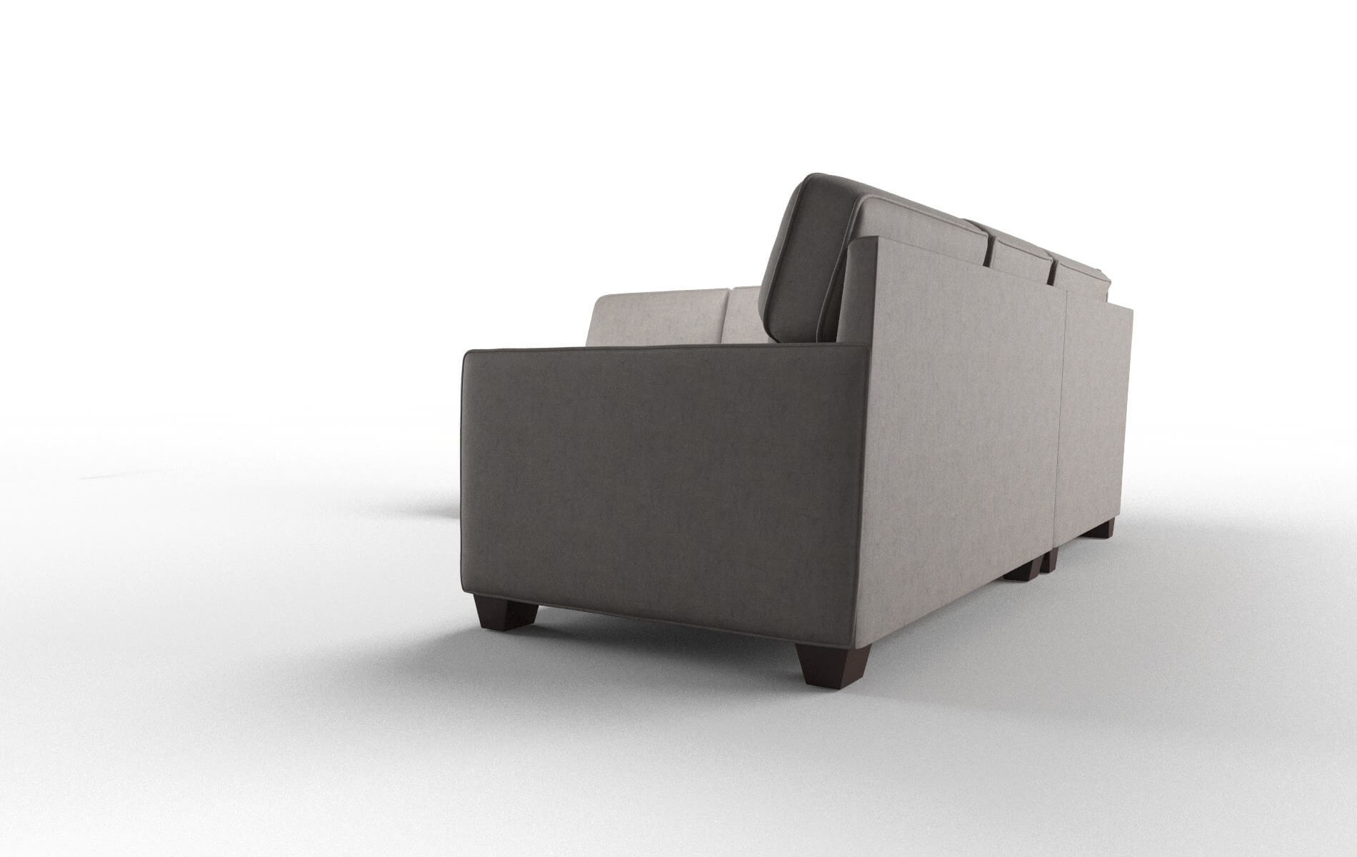 Chicago Noble Otter Sectional espresso legs 4