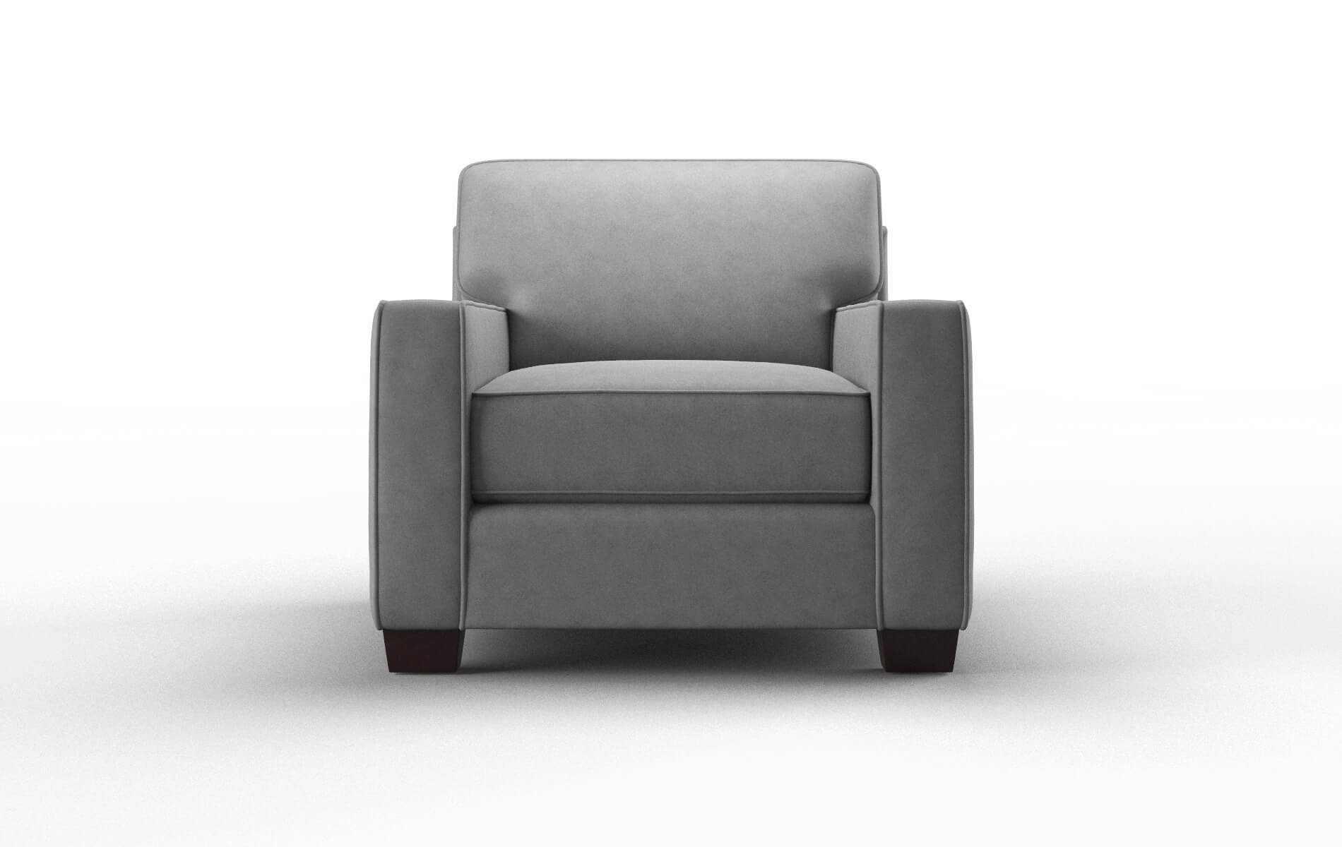 Chicago Noble smoke Chair Espresso Legs  1