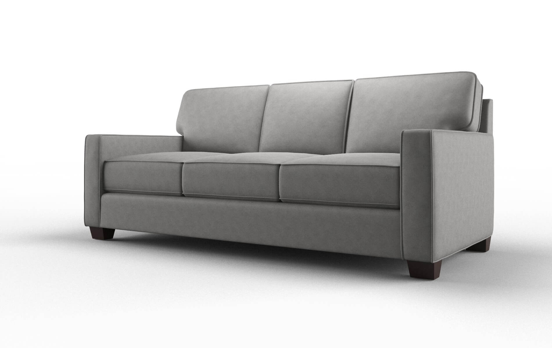 Chicago Noble Smoke Sofa espresso legs 4