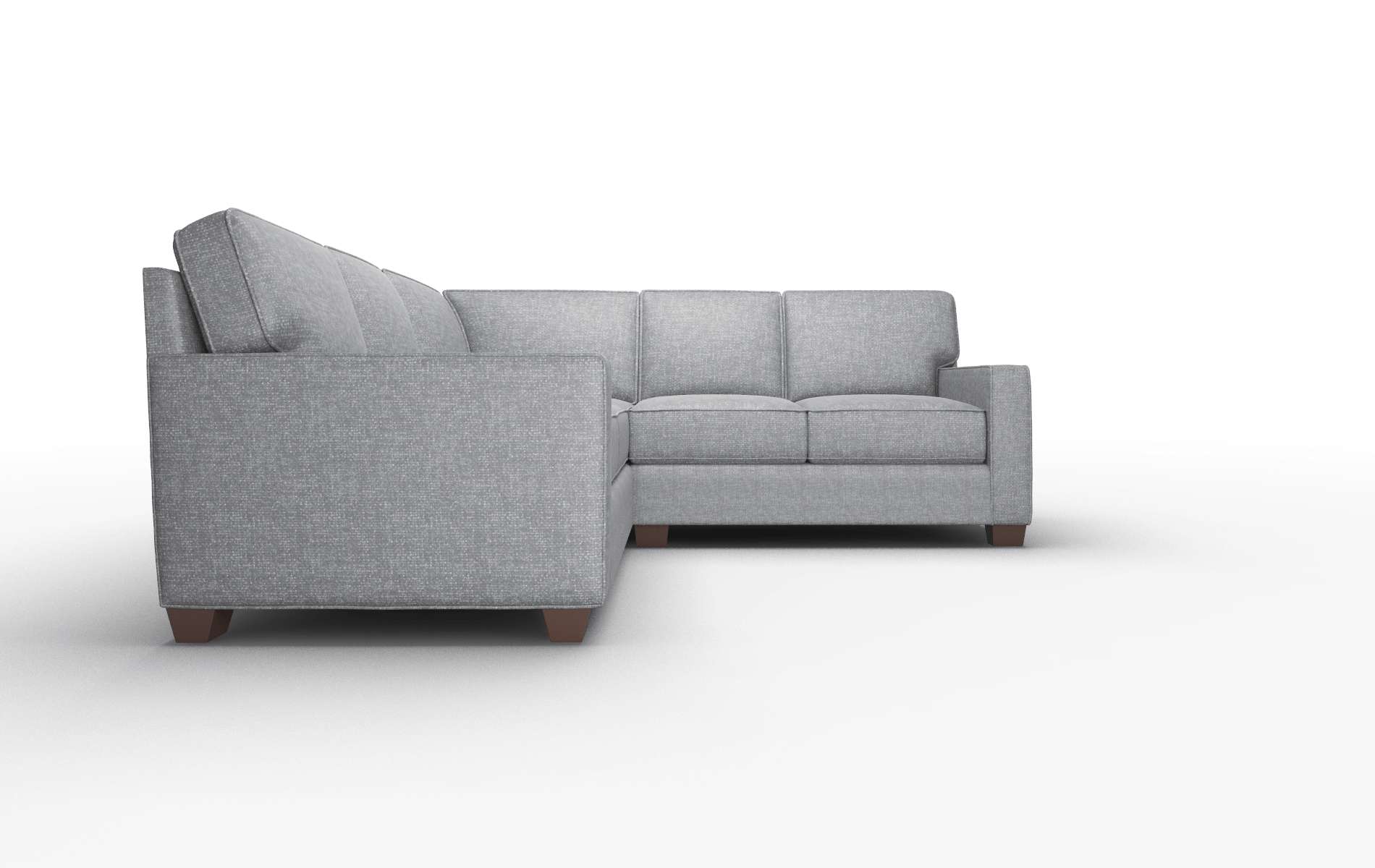 Chicago Notion Graphite Sectional espresso legs 2