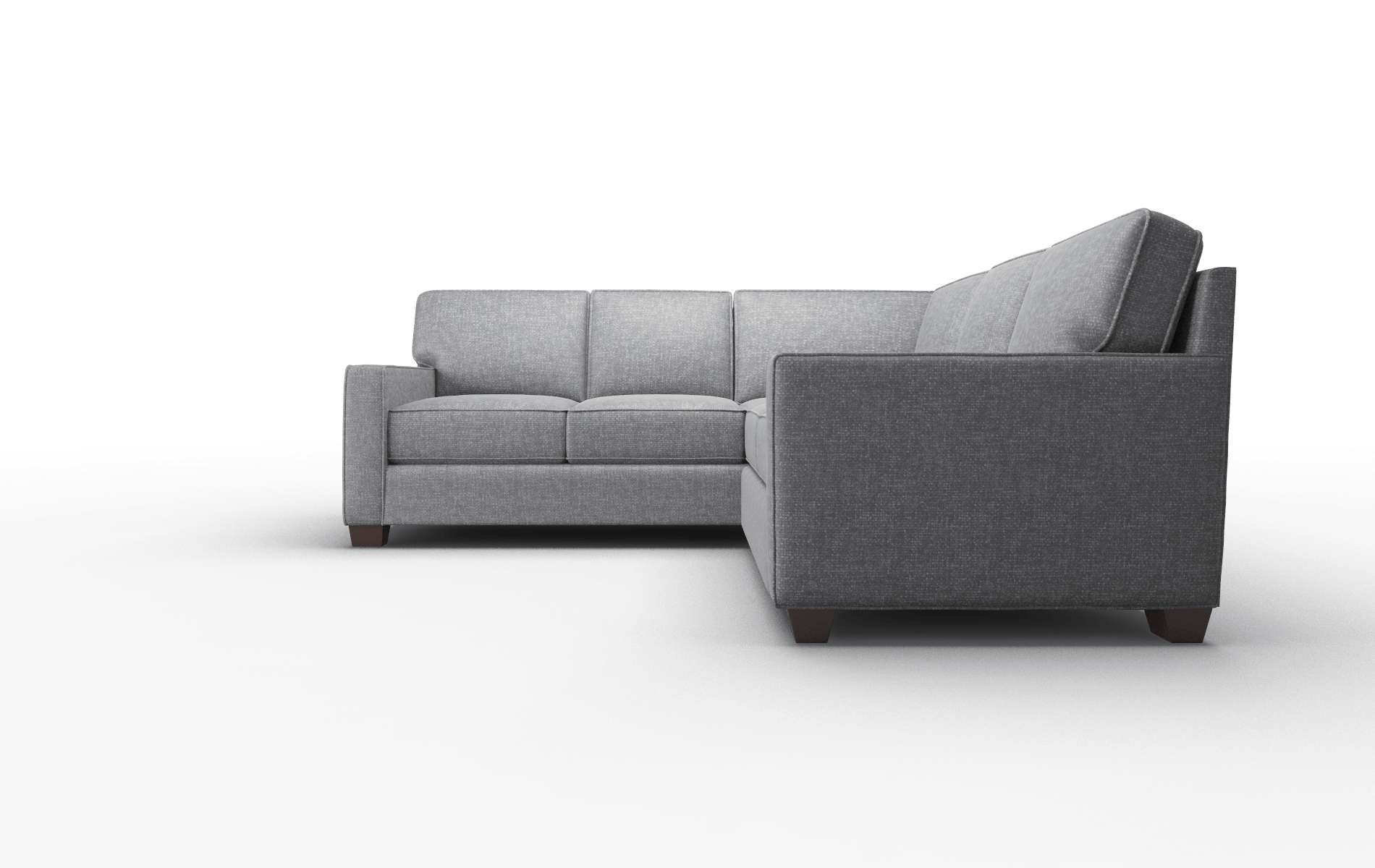 Chicago Notion Graphite Sectional espresso legs 5