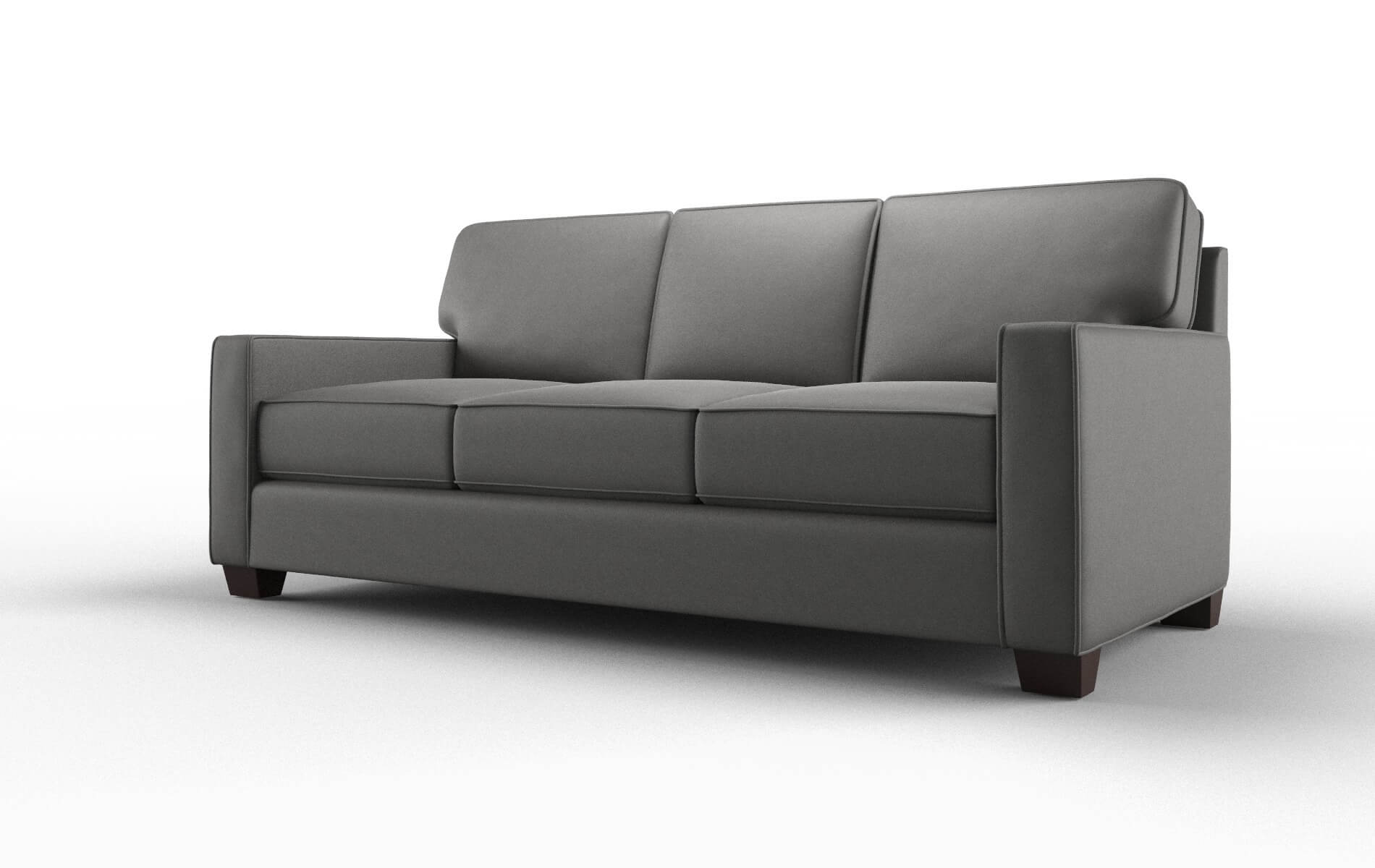 Chicago Oakley Charcoal Sofa espresso legs 4