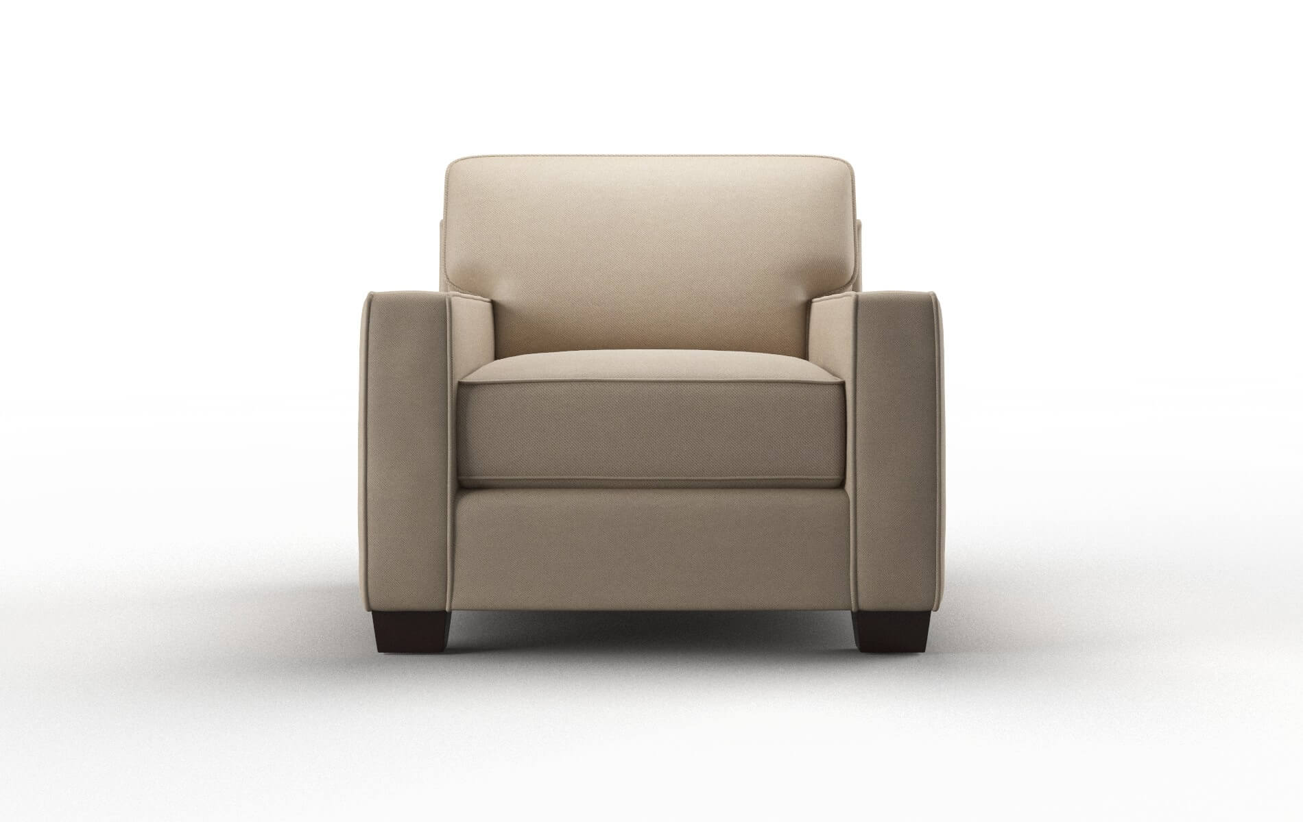 Chicago Oakley Taupe Chair espresso legs 1