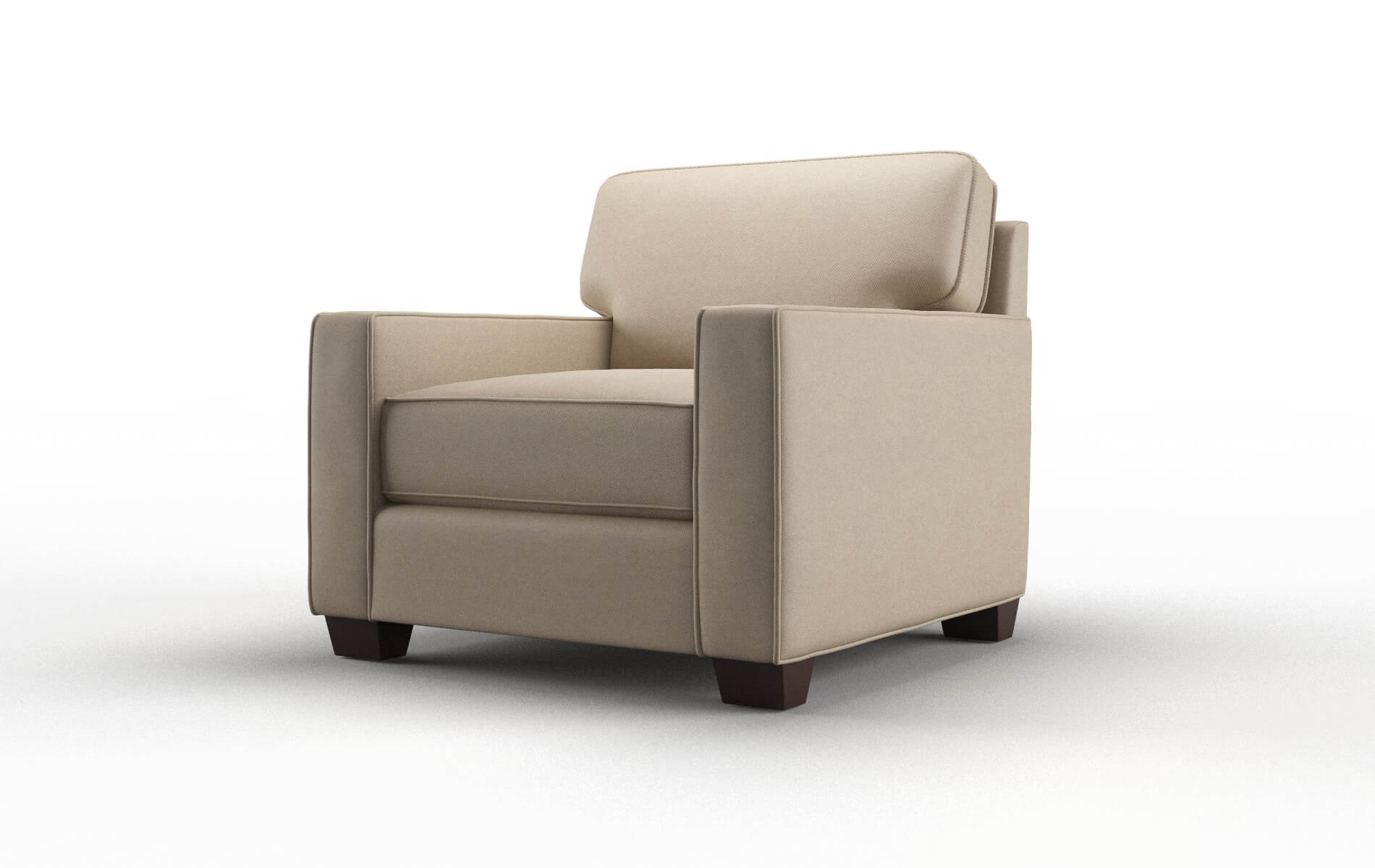 Chicago Oakley Taupe Chair espresso legs 4