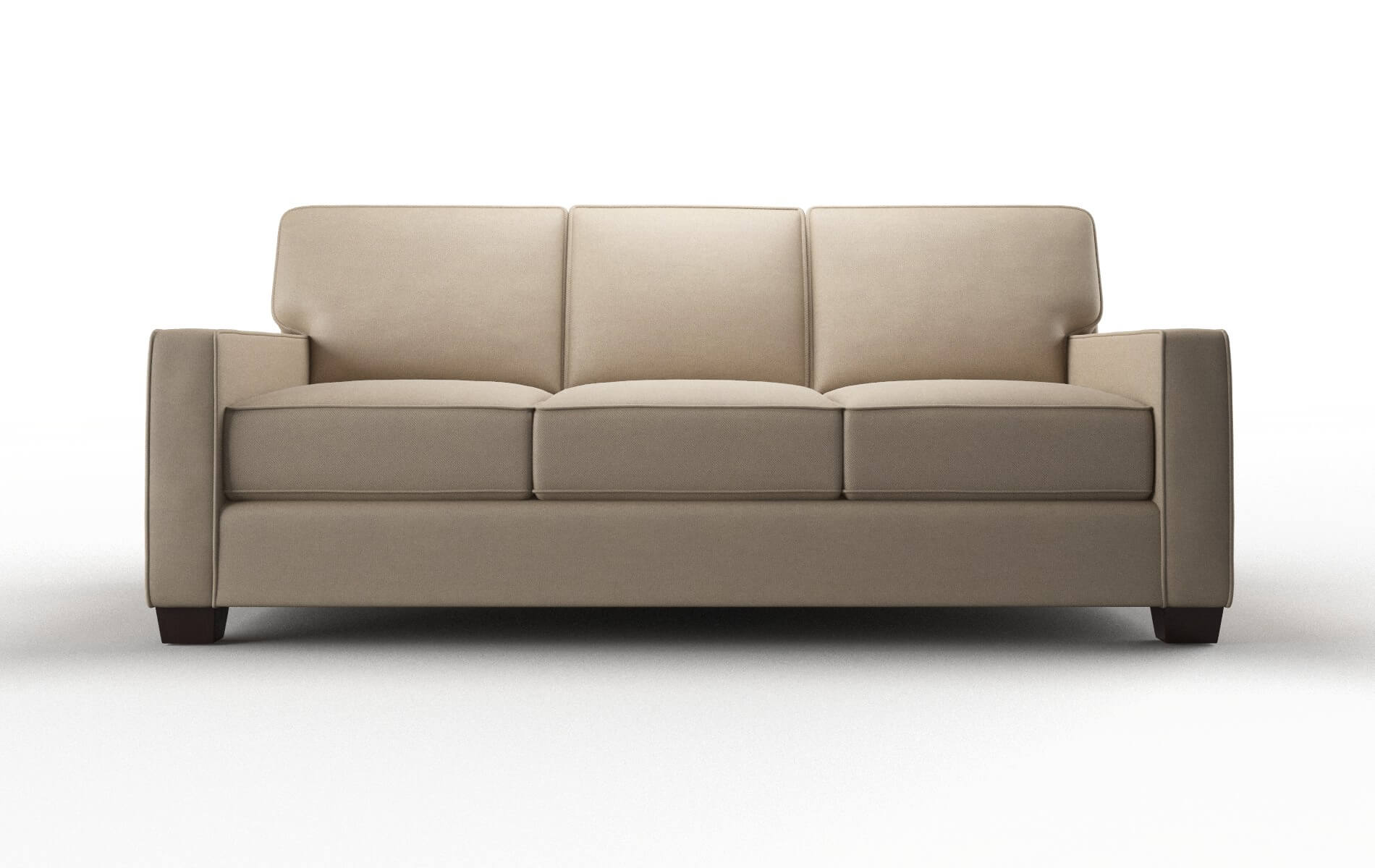 Chicago Oakley Taupe Sofa espresso legs 1