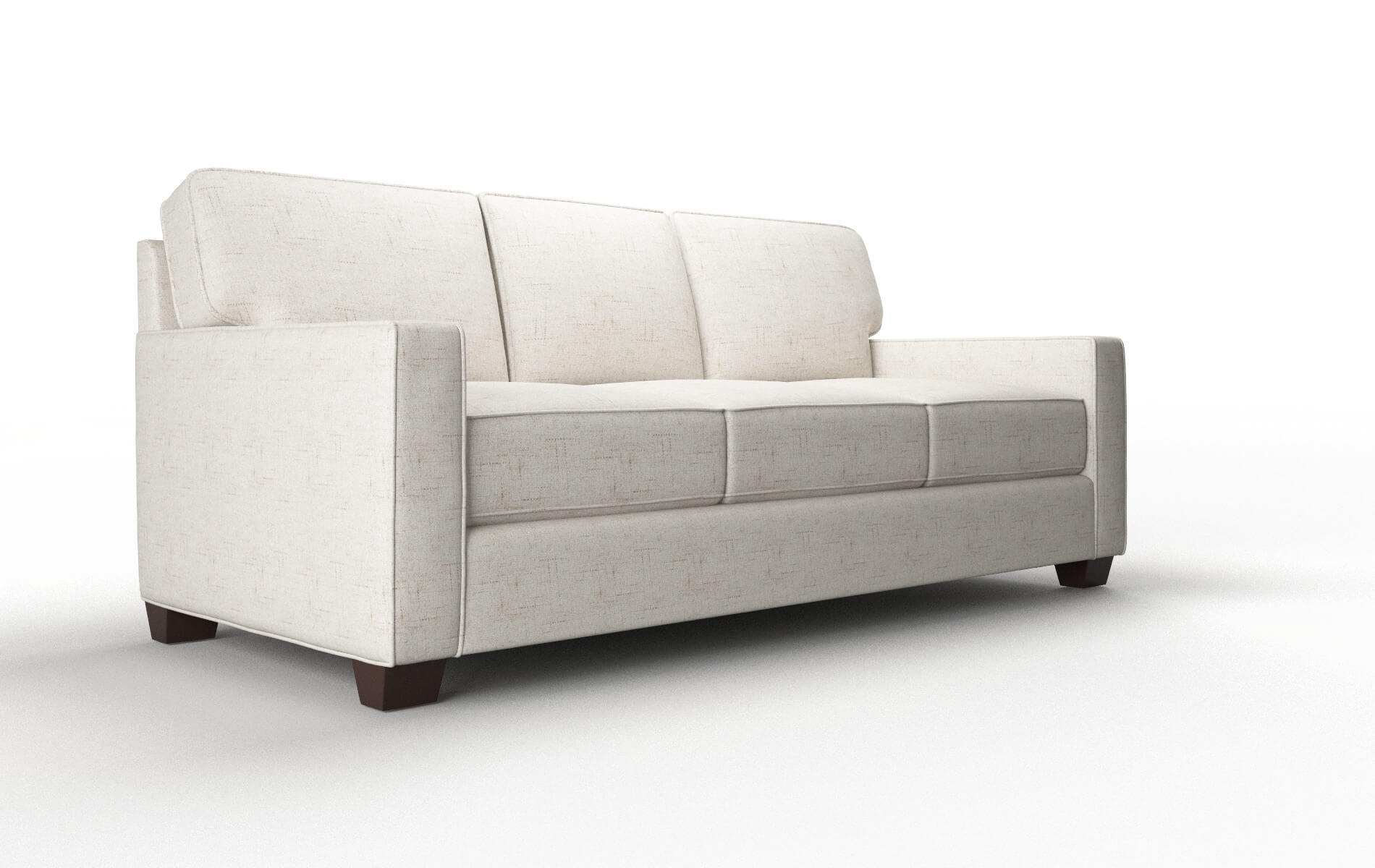Chicago Oceanside Natural Sofa espresso legs 2