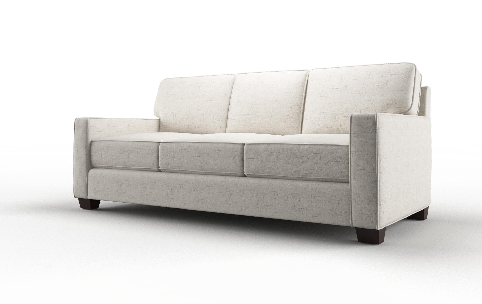 Chicago Oceanside Natural Sofa espresso legs 4