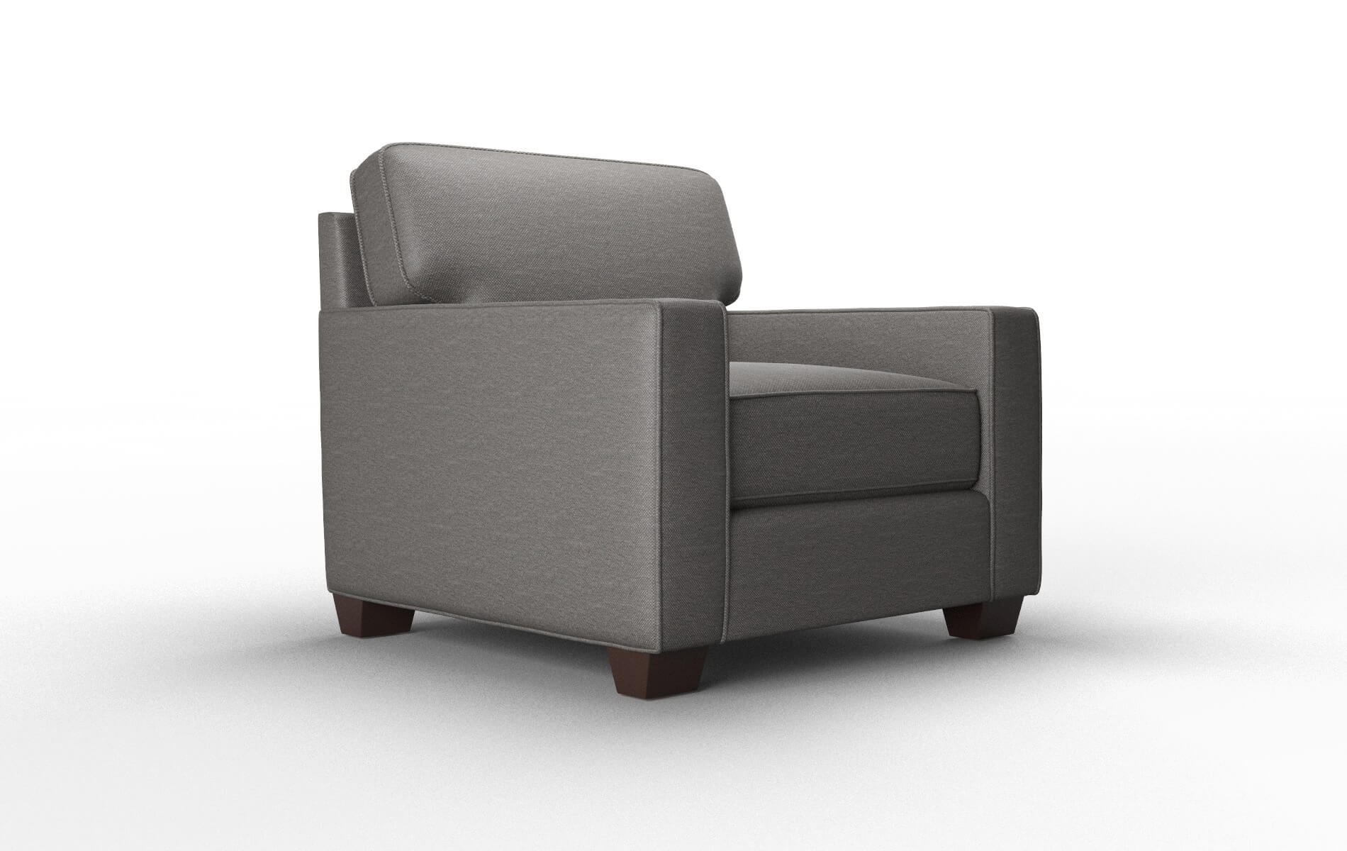 Chicago Oscar Grey Chair espresso legs 2