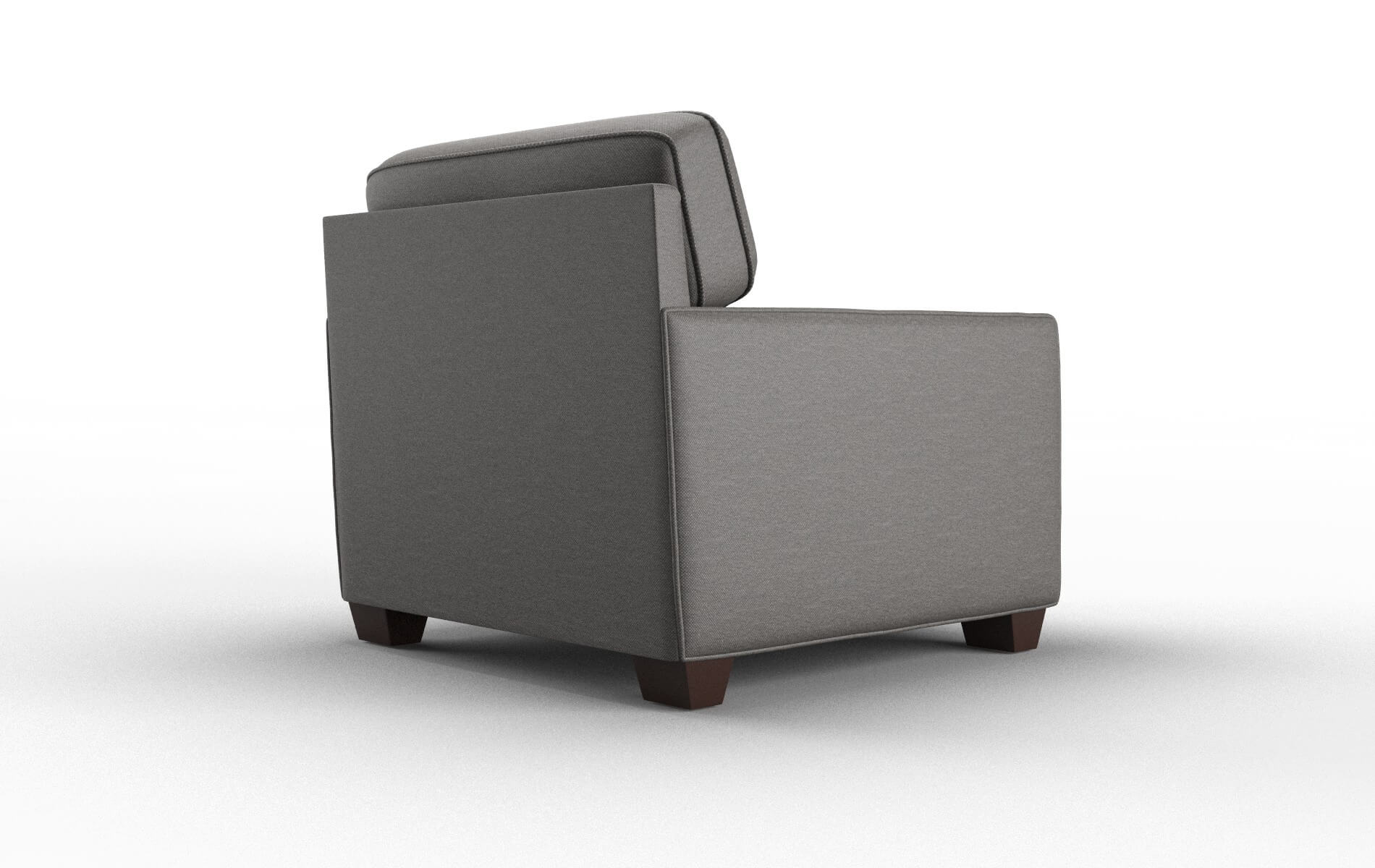 Chicago Oscar Grey Chair espresso legs 5